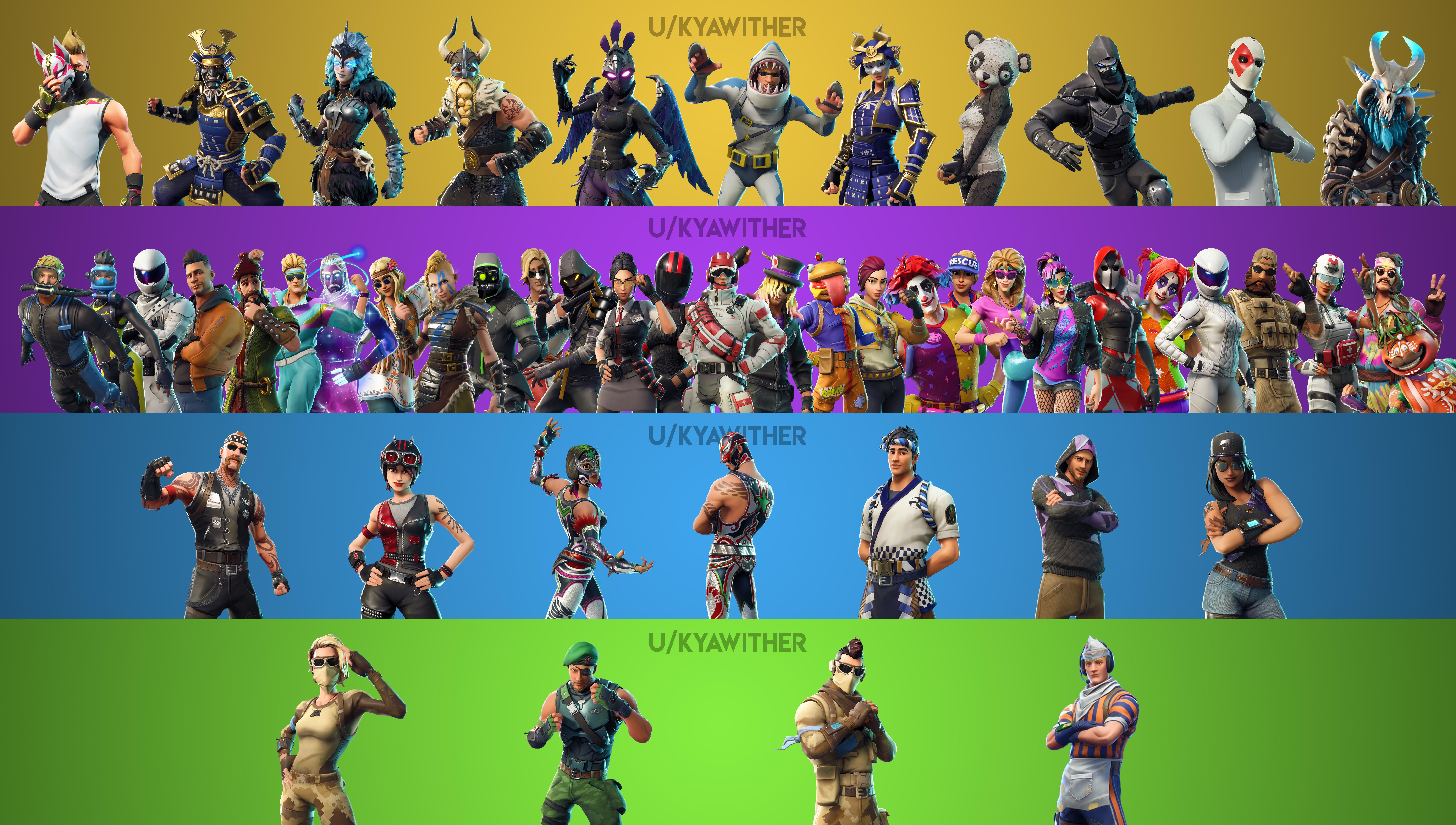 Updated ALL SEASON 5 SKINS r/FortNiteBR