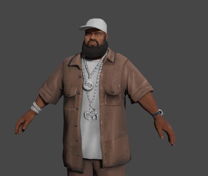 Working on a Def Jam Fight for NY mod, stared with big scoob r/techn9ne