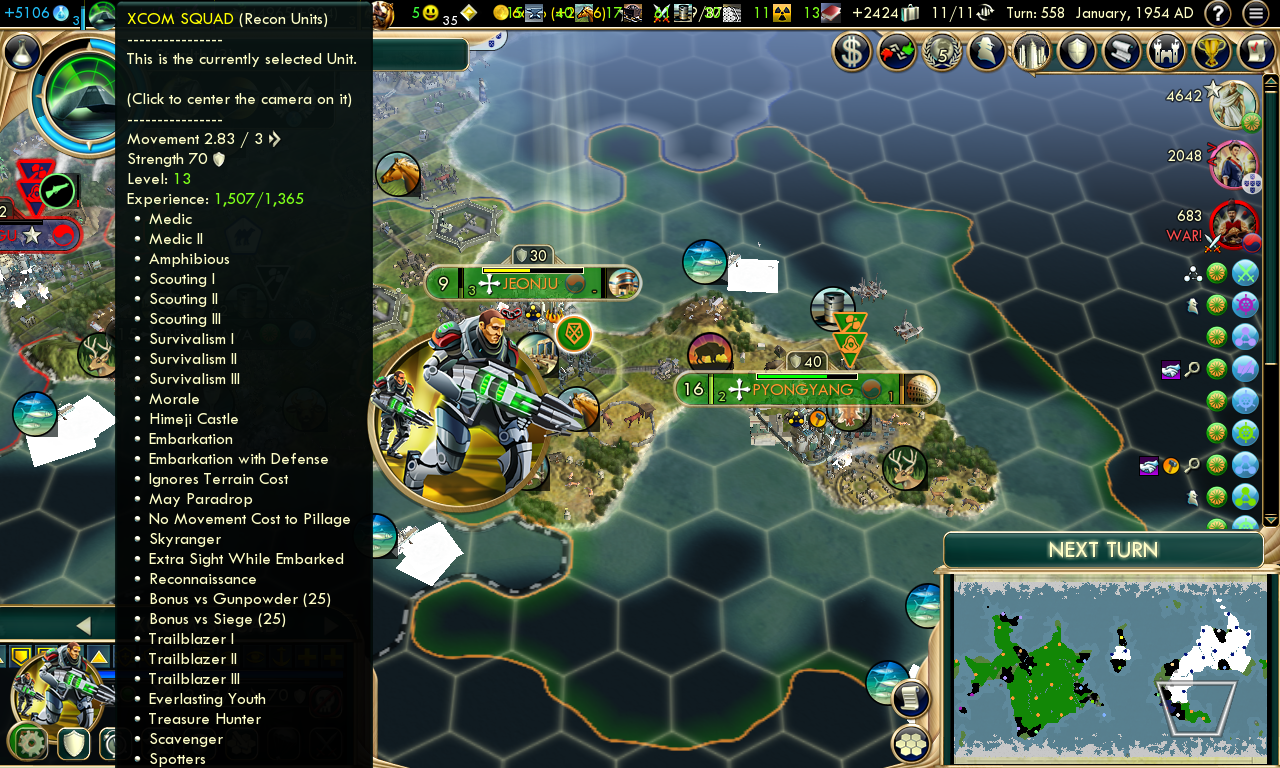 I love developing these guys, extremely useful through the whole game