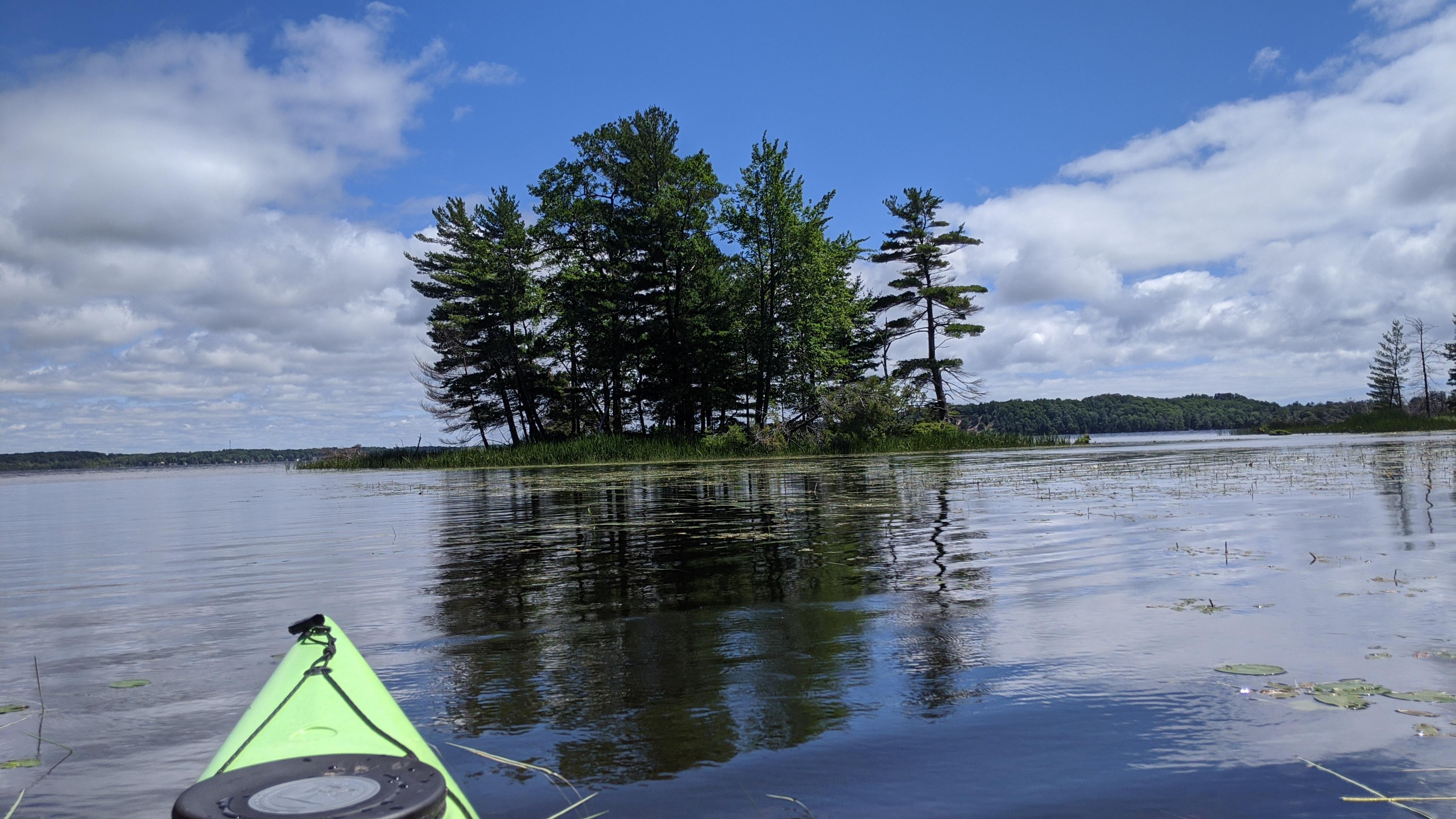 Kayaking at Hamlin Lake in Ludington Michigan r/Kayaking