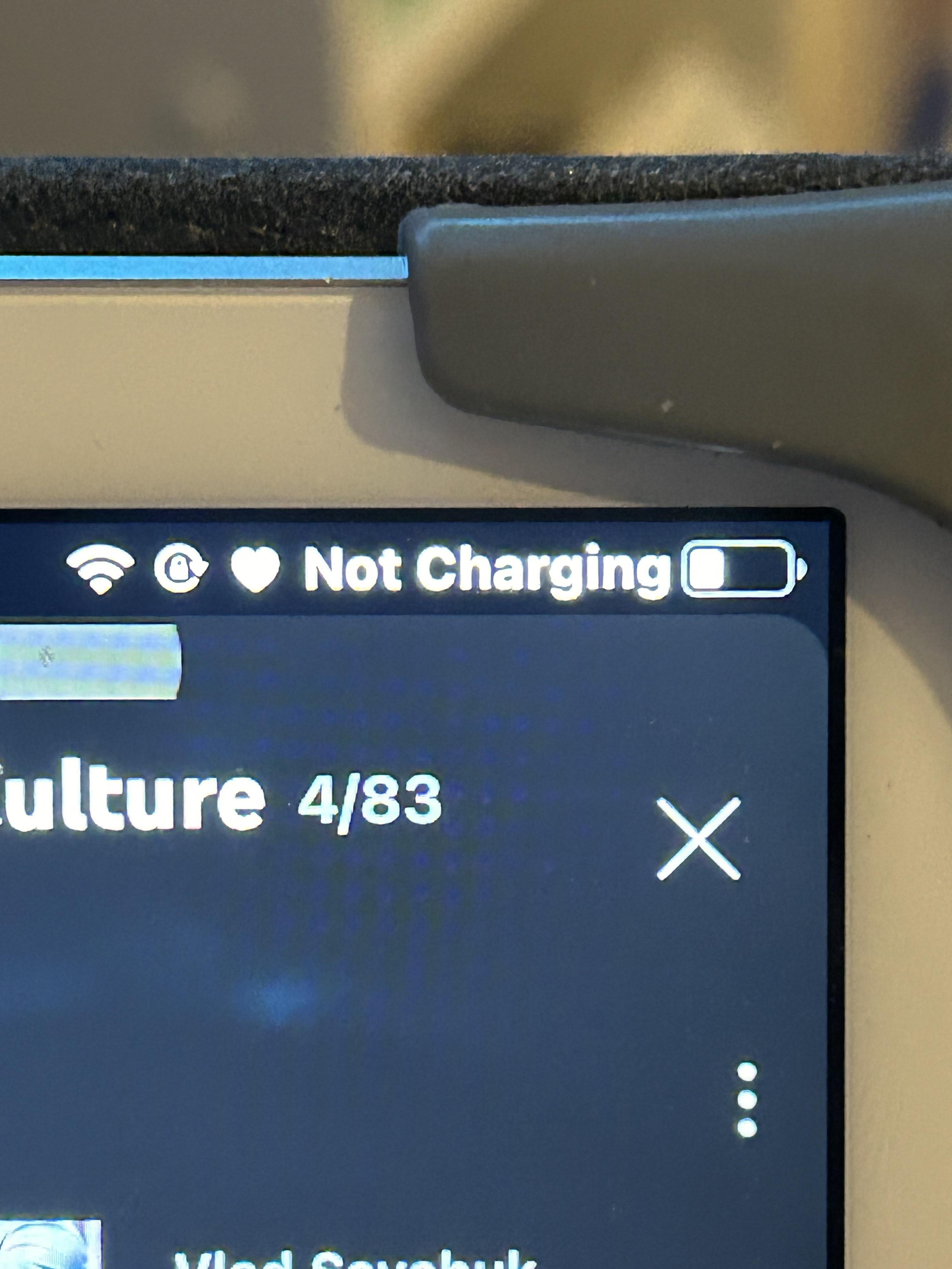 Why is it all of a Sudden doing this? I tried all my other Apple