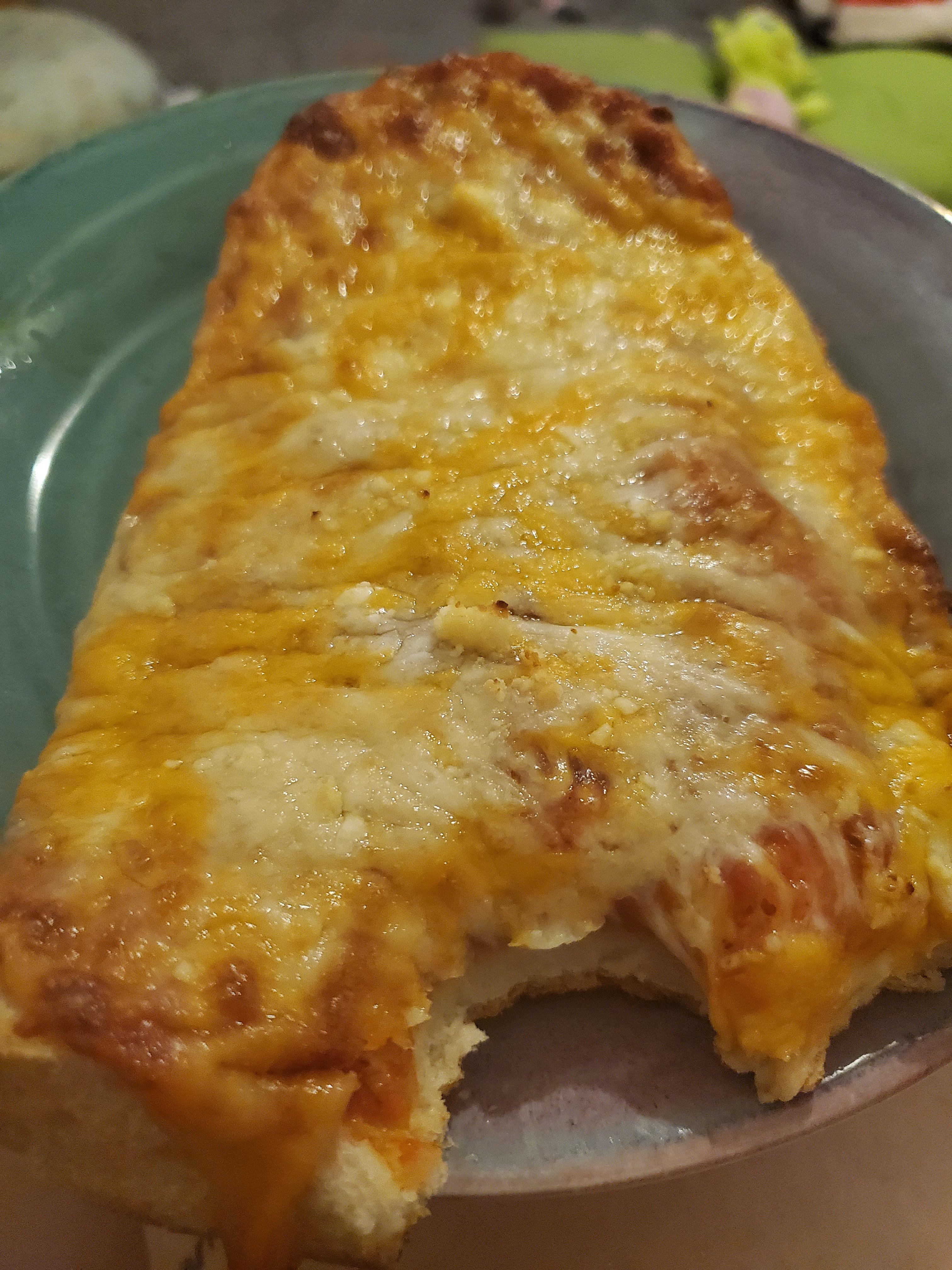 Three cheese french bread that was insanely delicious (hence the bites