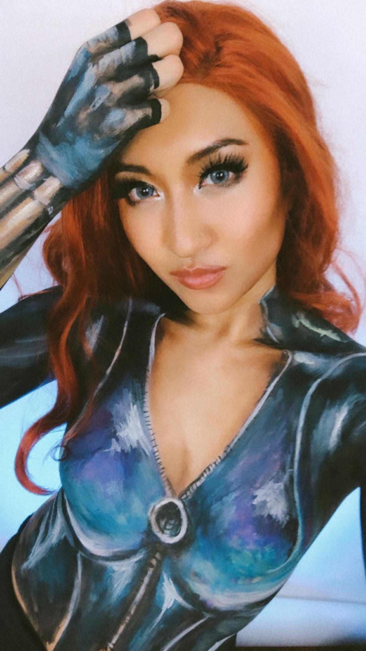 Black Widow Body Paint🕷 r/Seekaysee