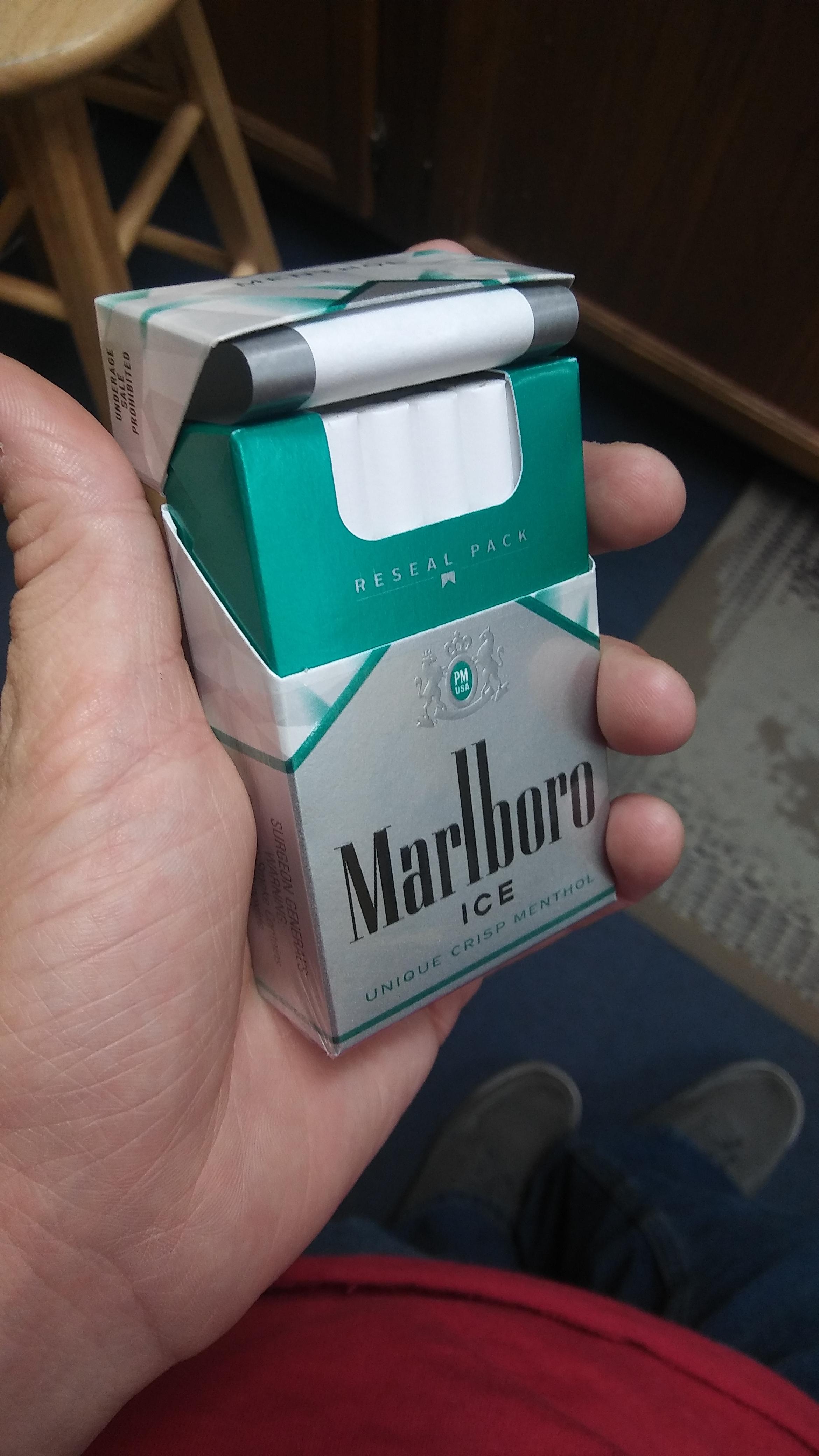 New Marlboro Ice Reseal pack! Love these things. r/Cigarettes