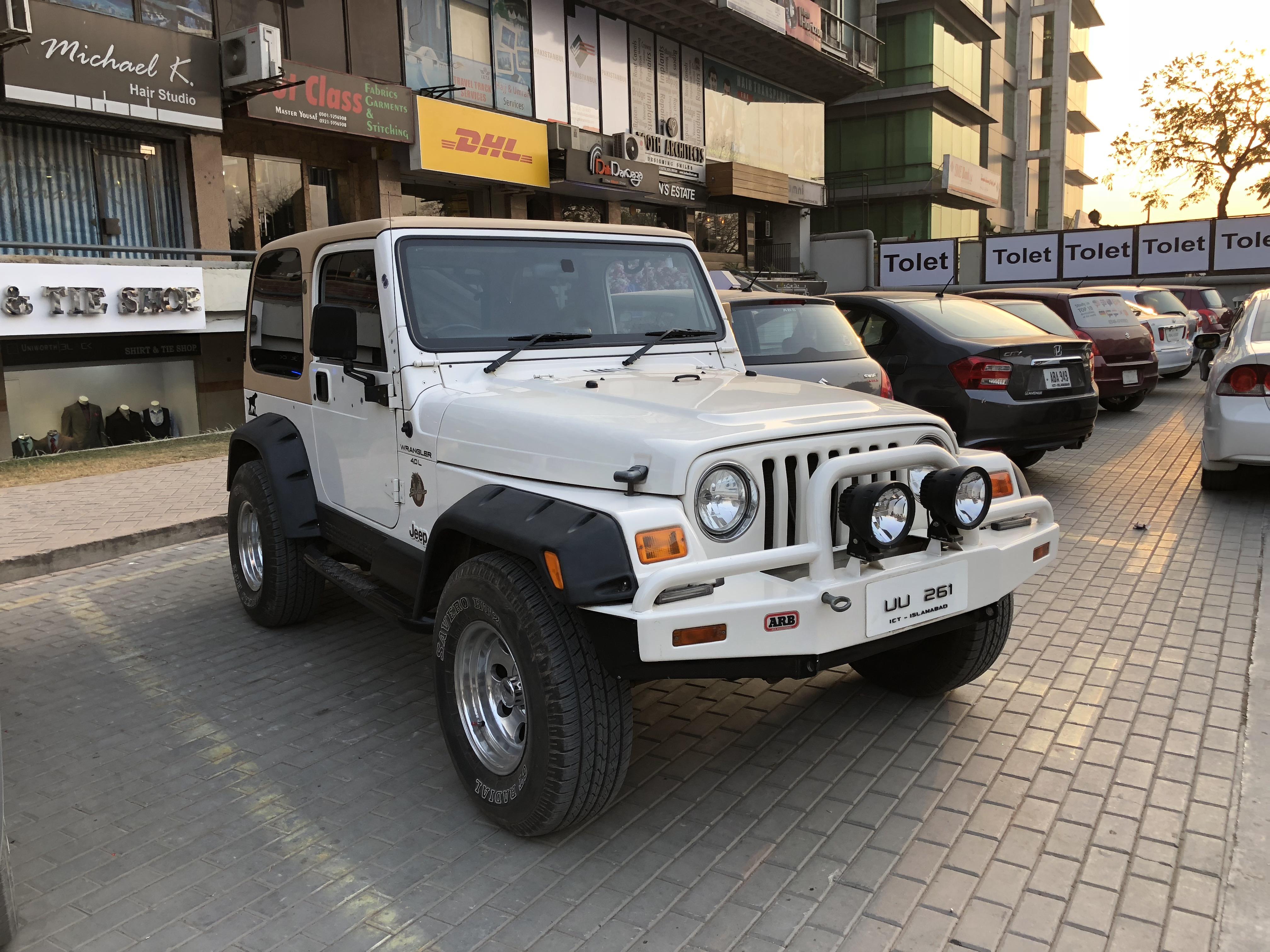 Super clean tj I spotted in Islamabad, Pakistan r/Jeep