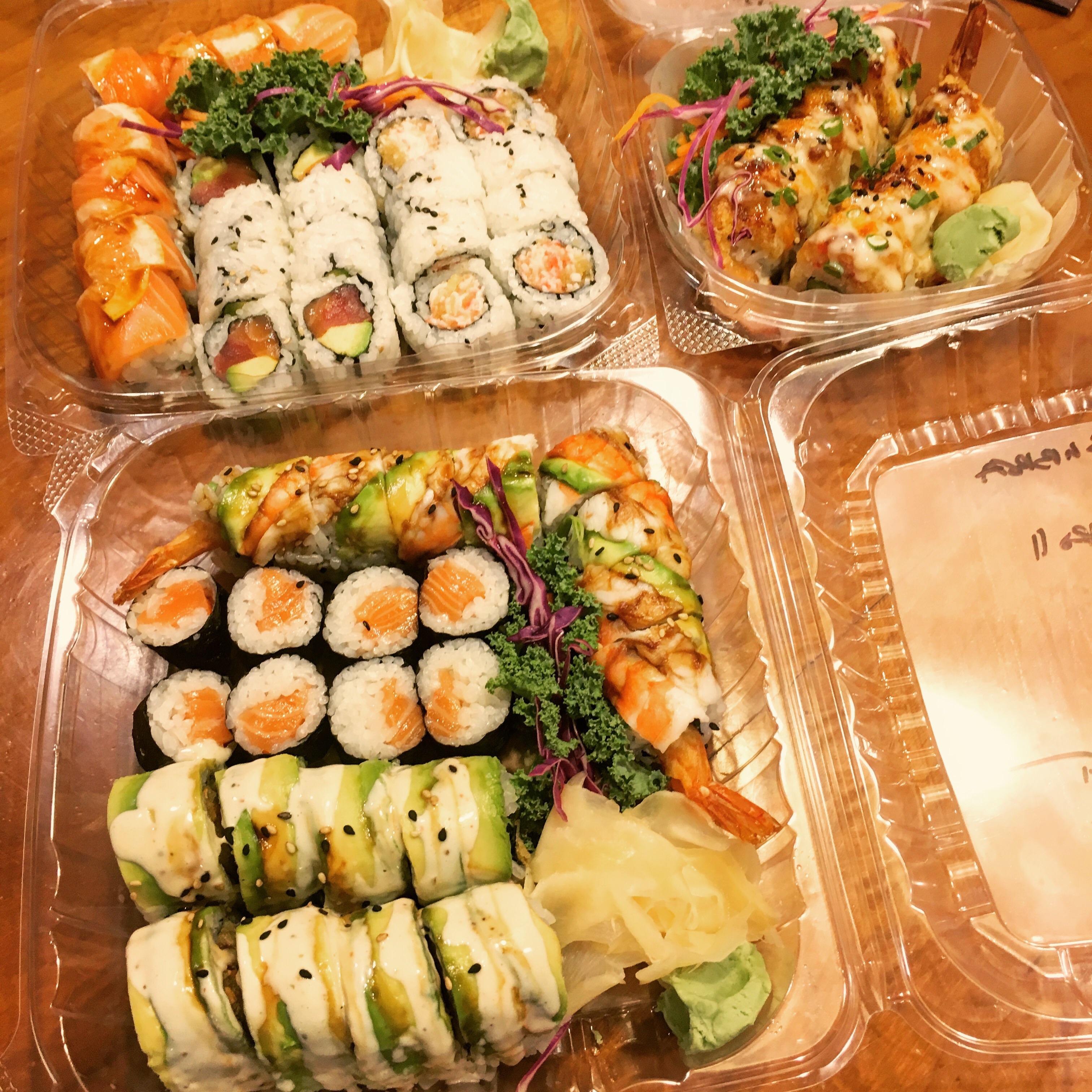Some takeout... r/sushi