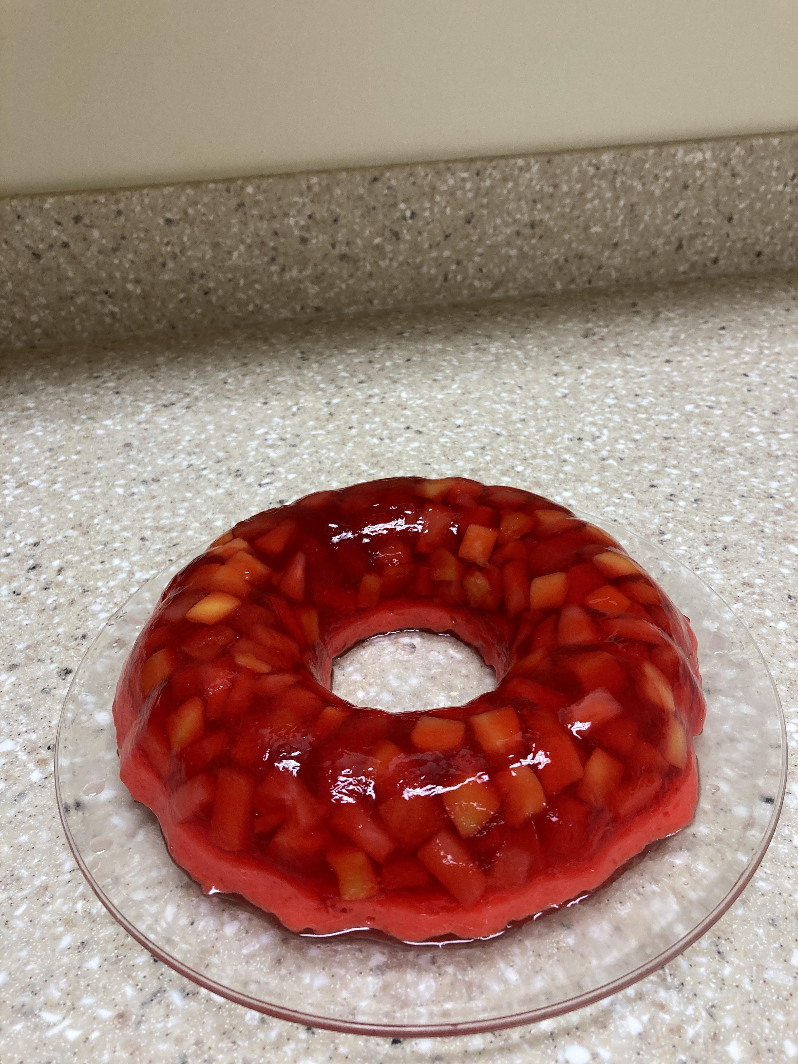 When your friend gives you an absurd amount of fruit cocktail what do