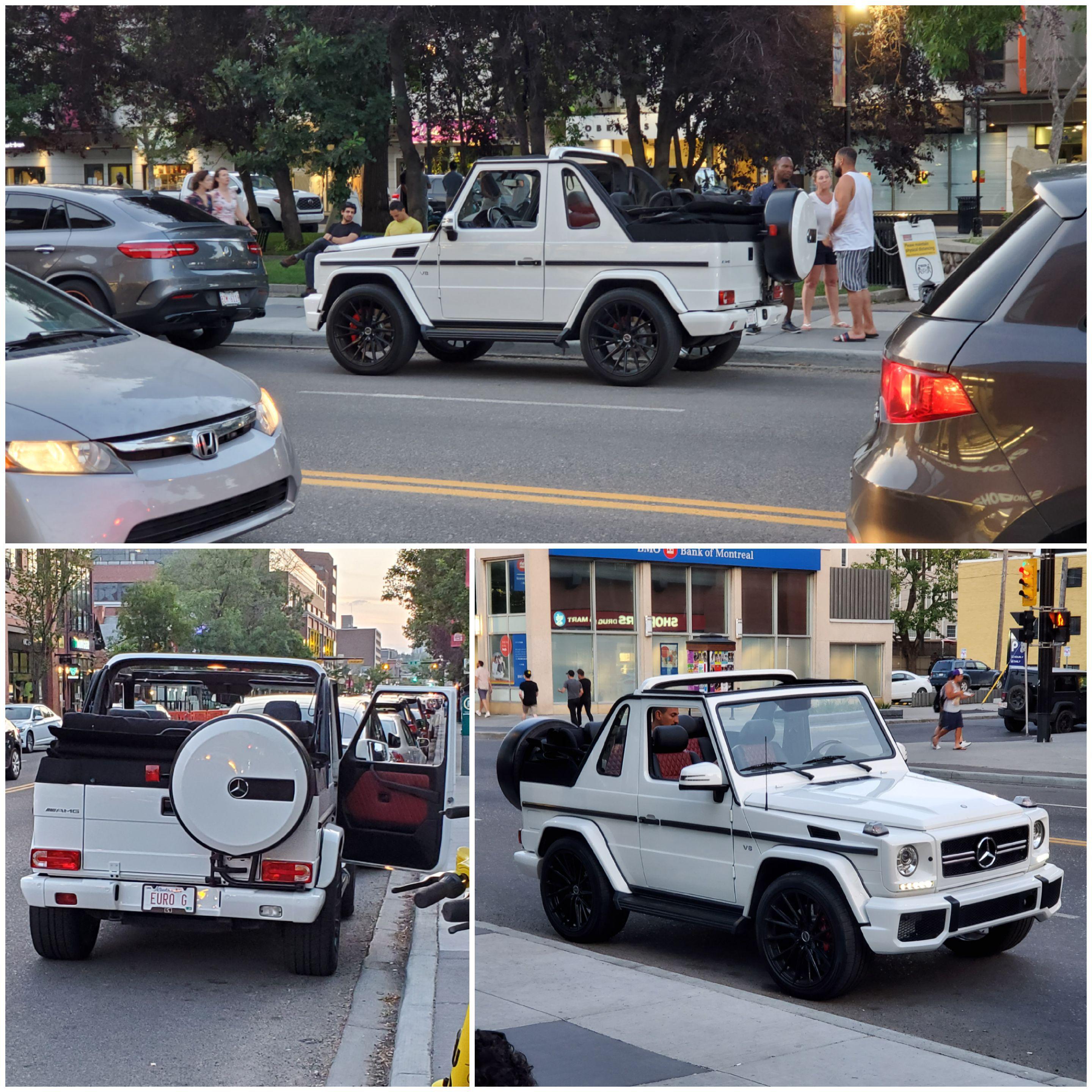 Not sold in North America Benz GWagen 2door Cabriolet on 17th Ave SW