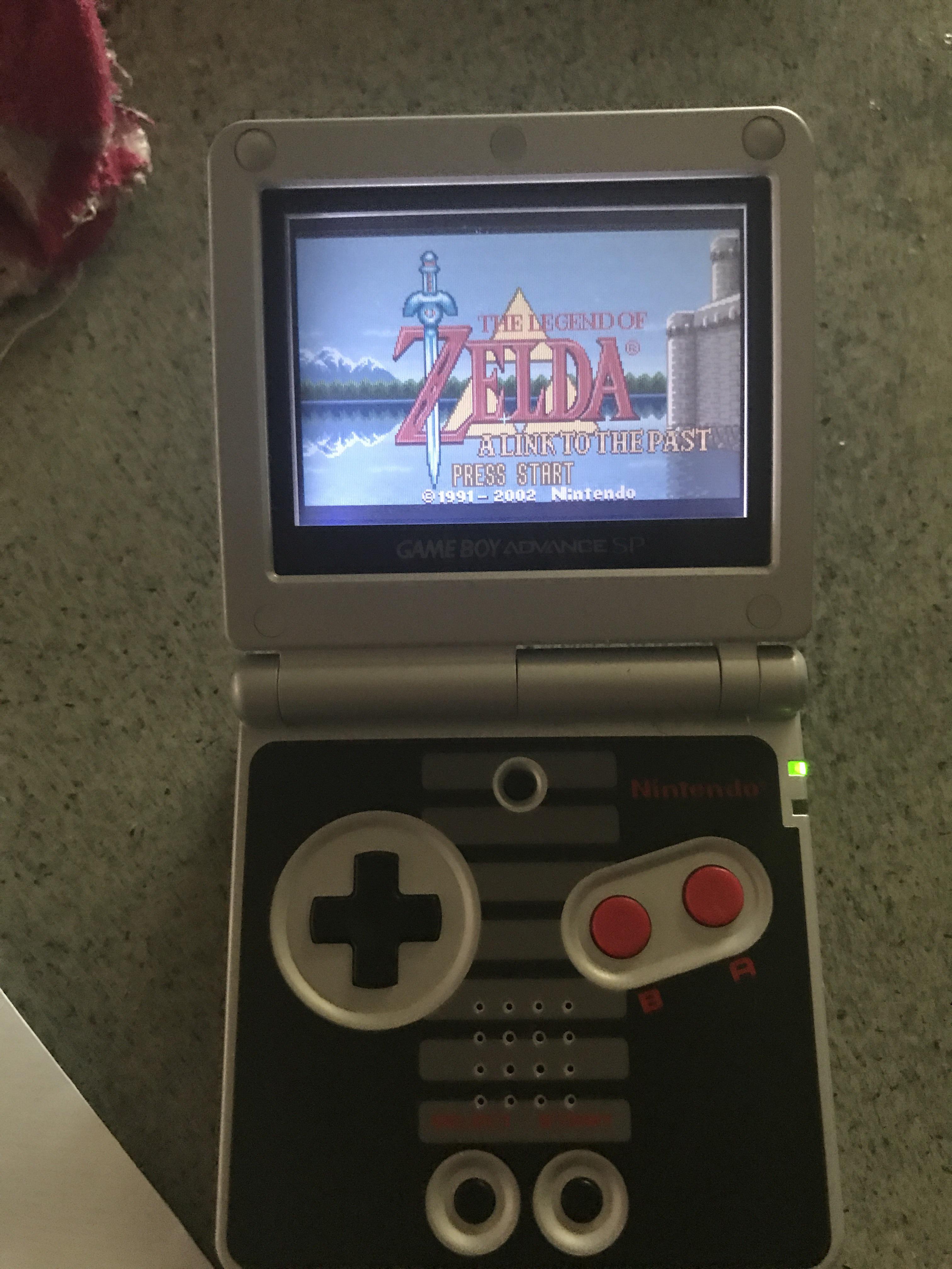 I found my Game Boy Advance SP and only one game! I’ll take it! zelda