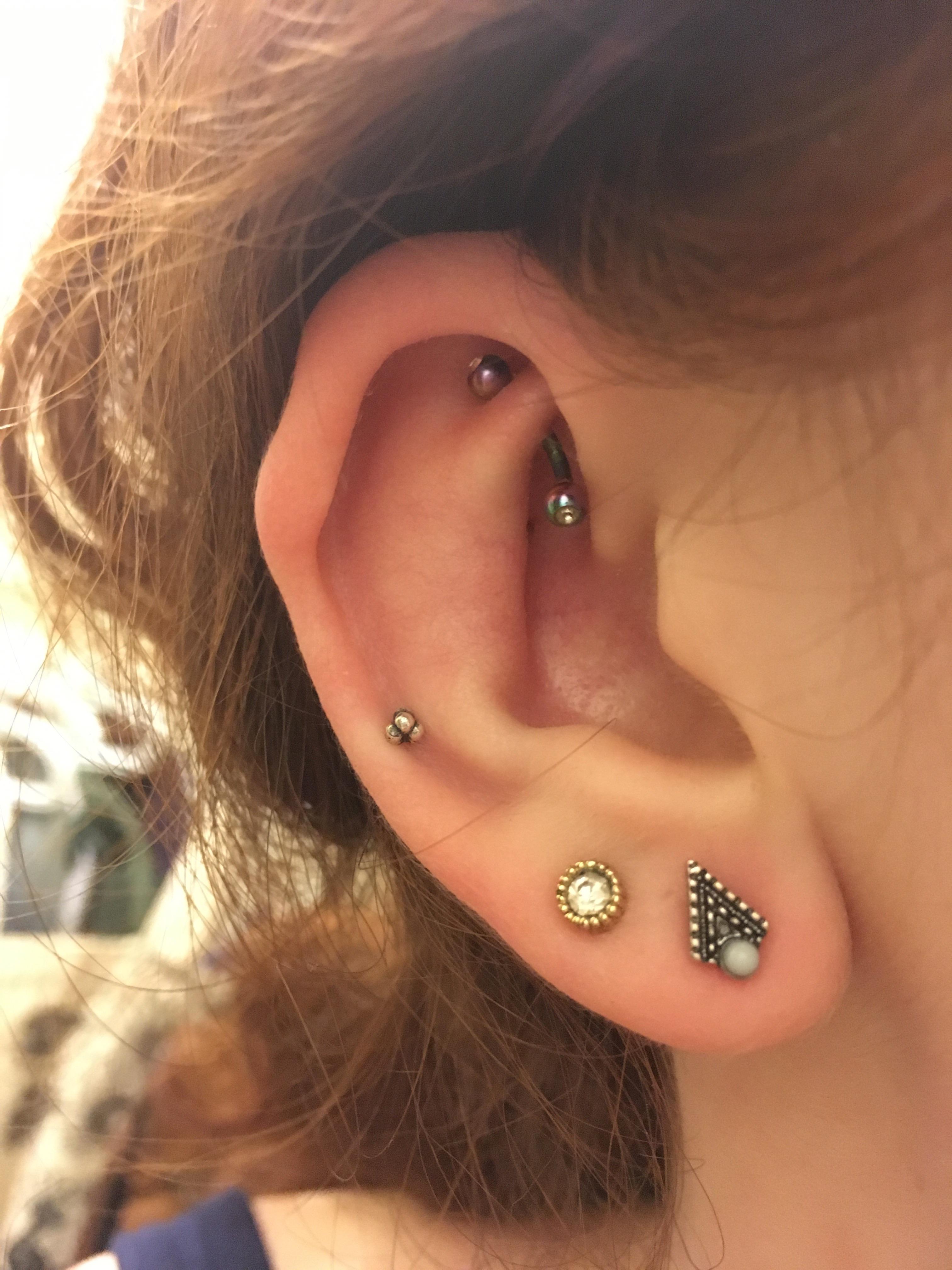Ear piercing suggestions? Thinking about a triple flat but not sure