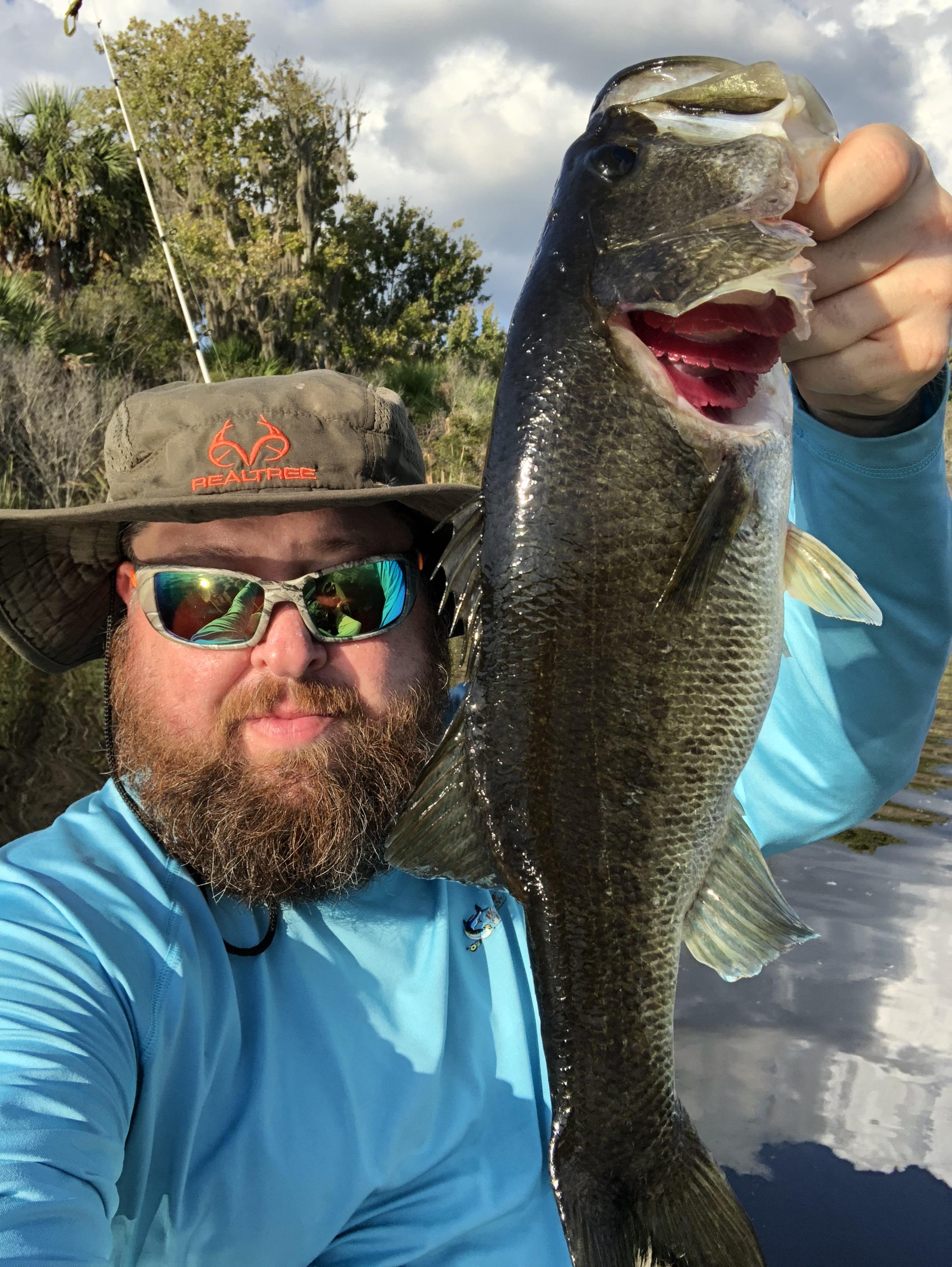 16” Largemouth Bass caught at Salt Springs, Fl. r/Fishing