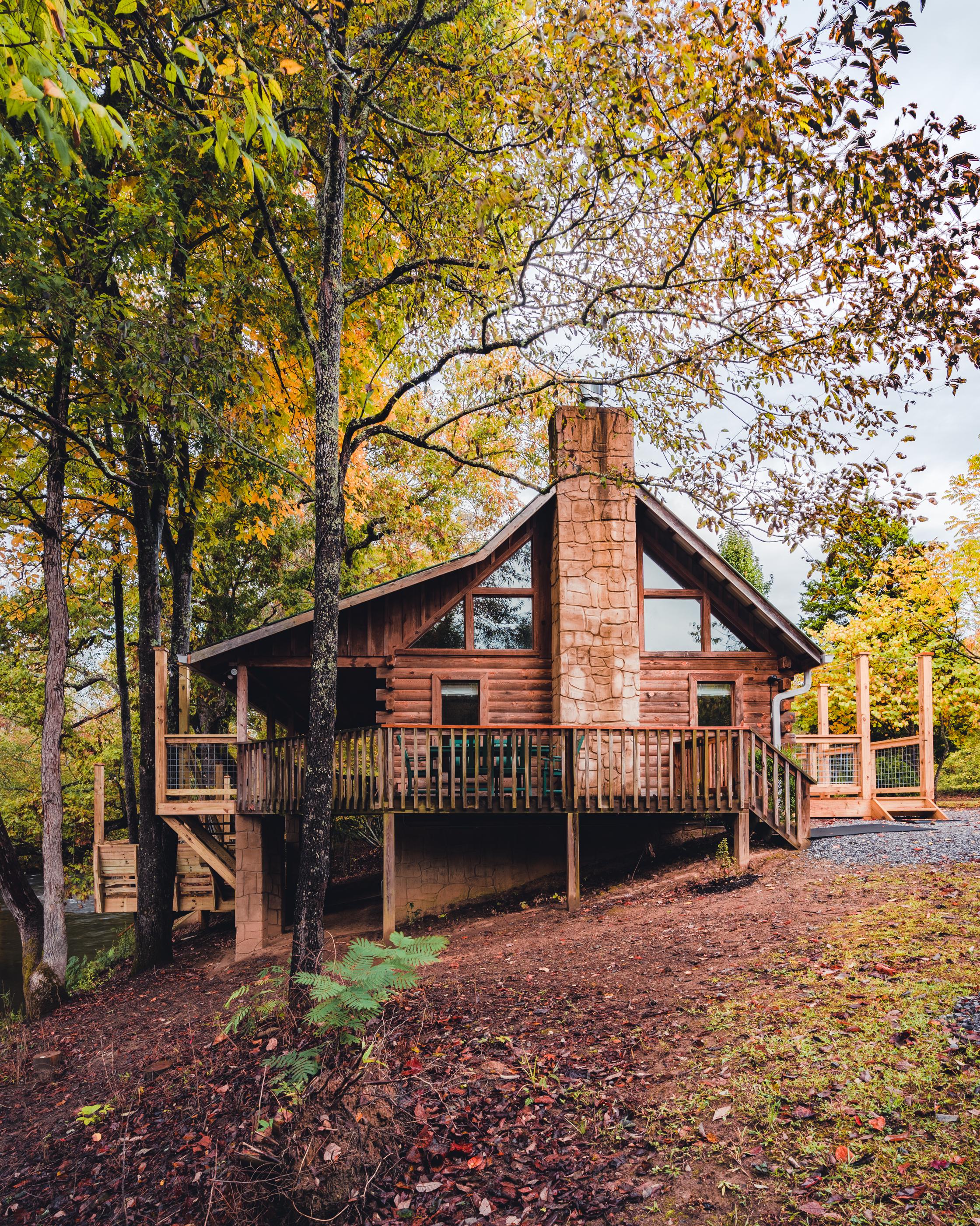 The cozy River Rest Cabin an option to stay if visiting the Great