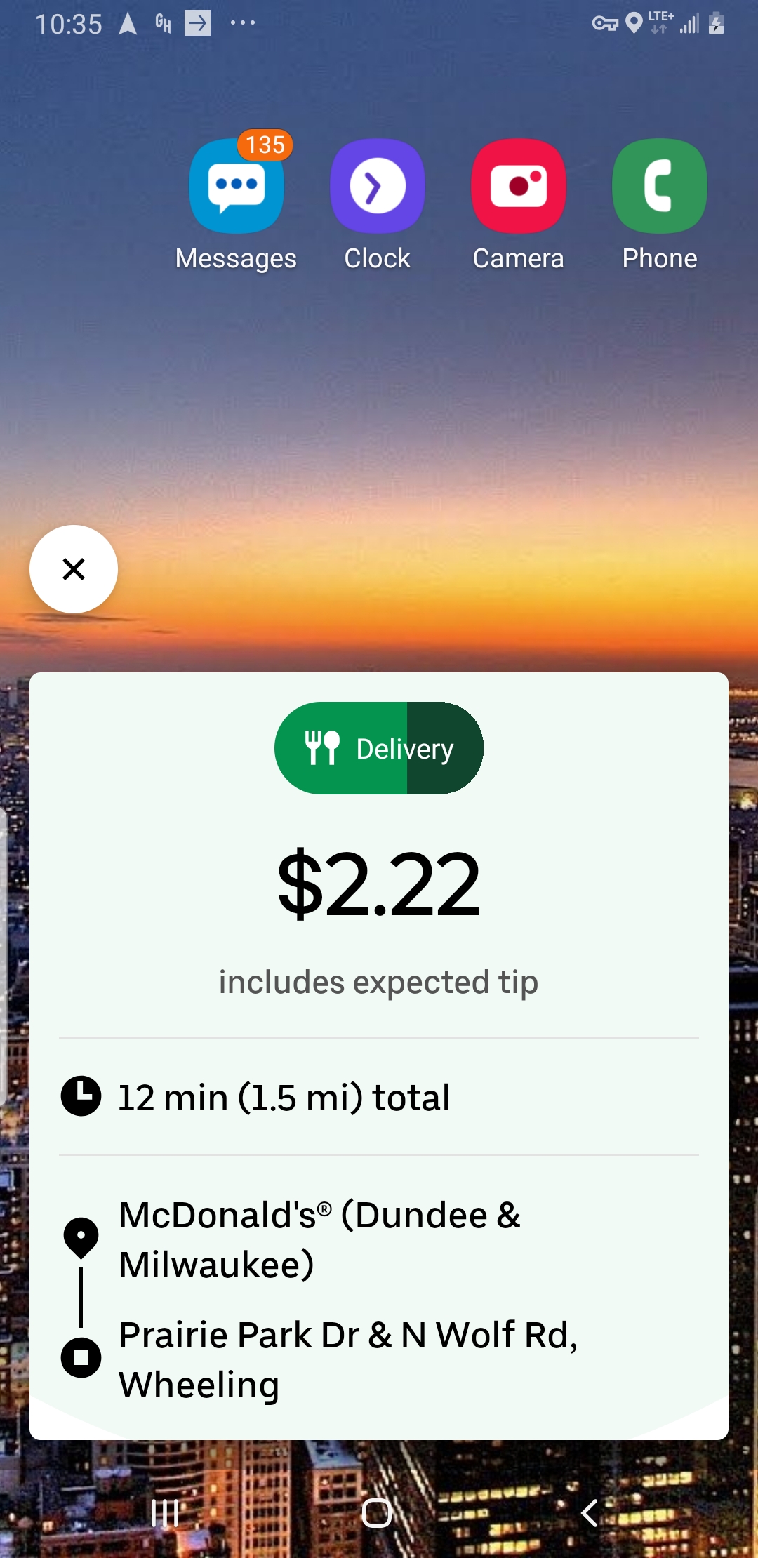 What's wrong with UBEREATS?..... I pump 60 gas and keep getting such