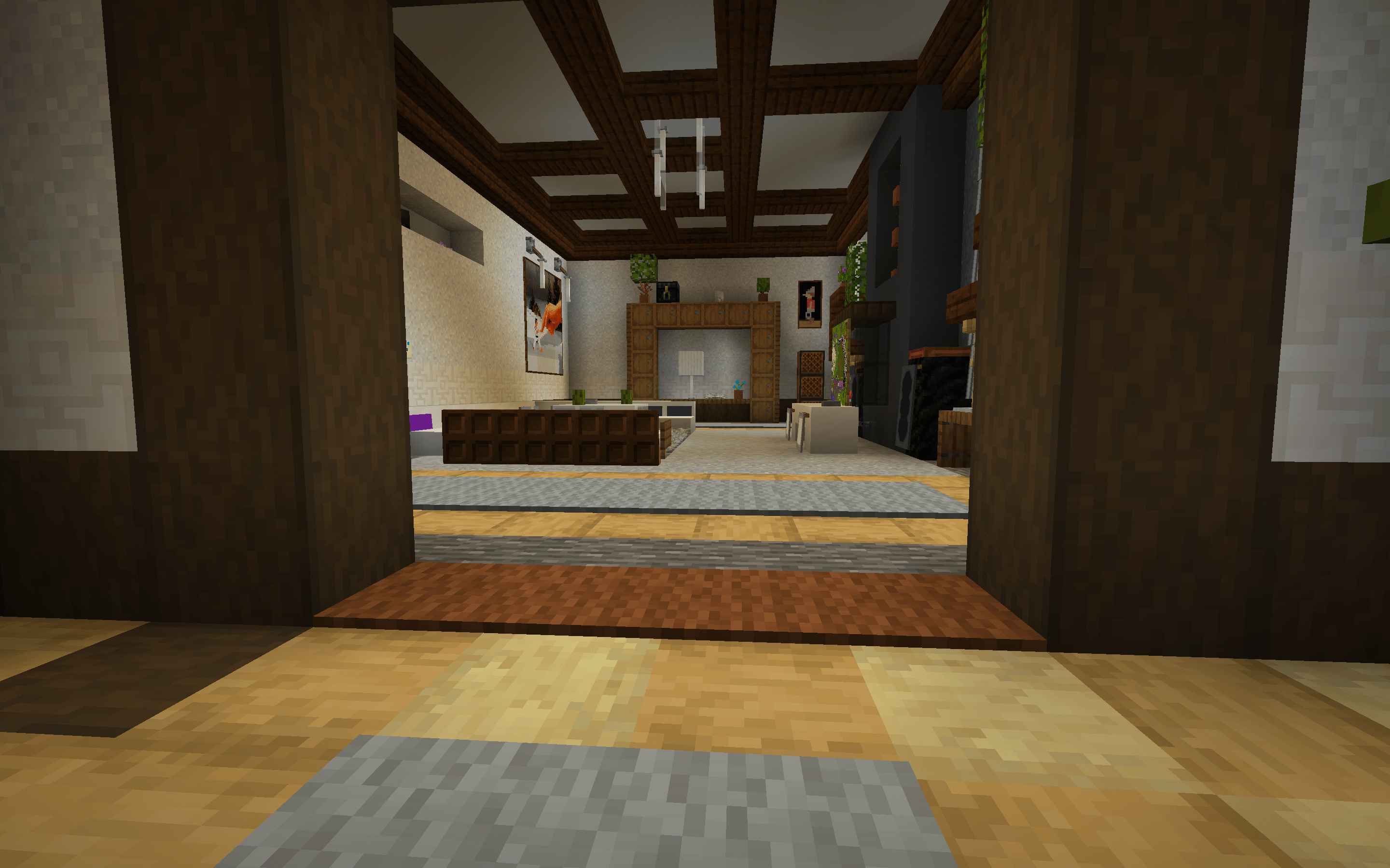 Minecraft Modern Living Room Designs