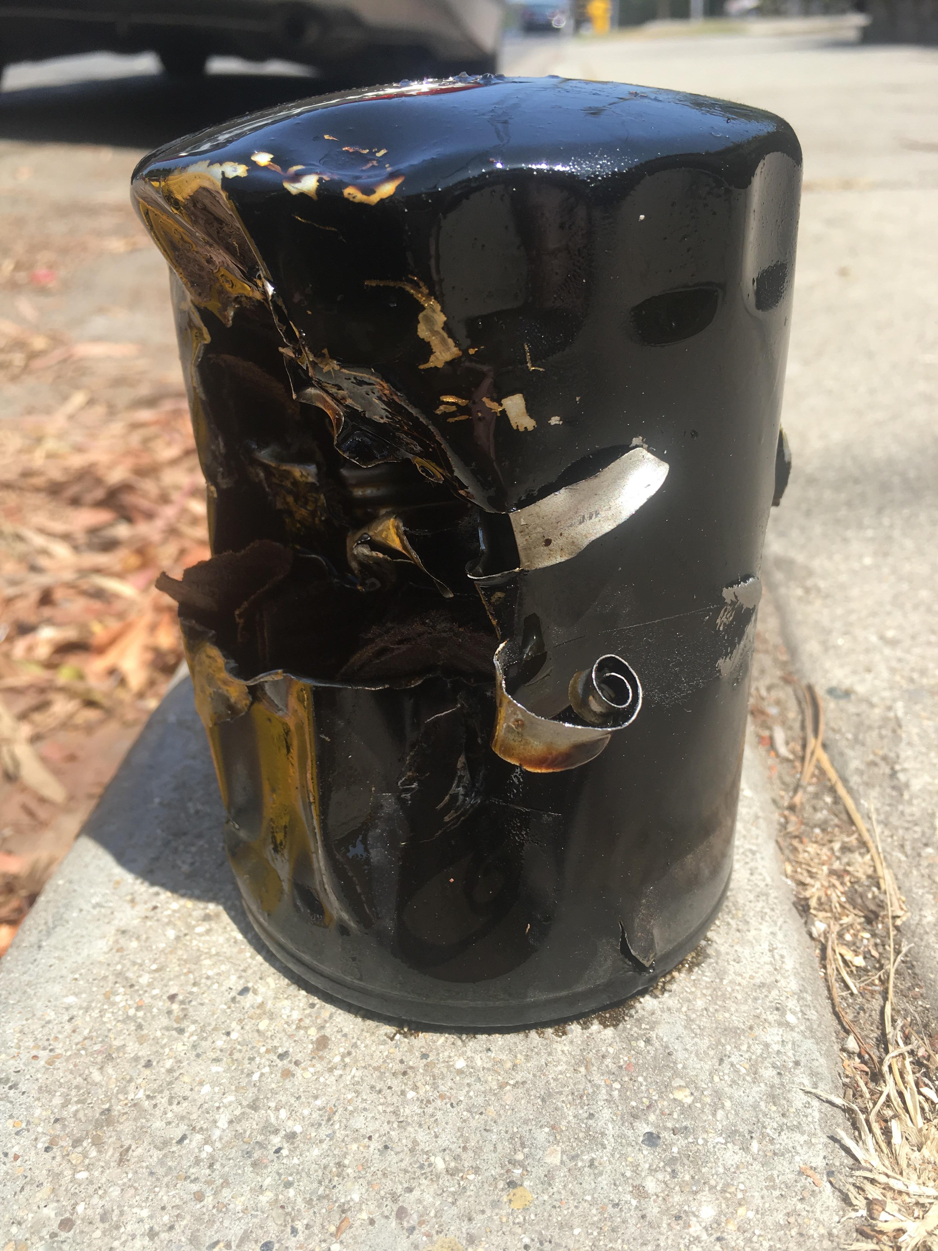 I suddenly lost all my oil pressure...oil filter had been decimated