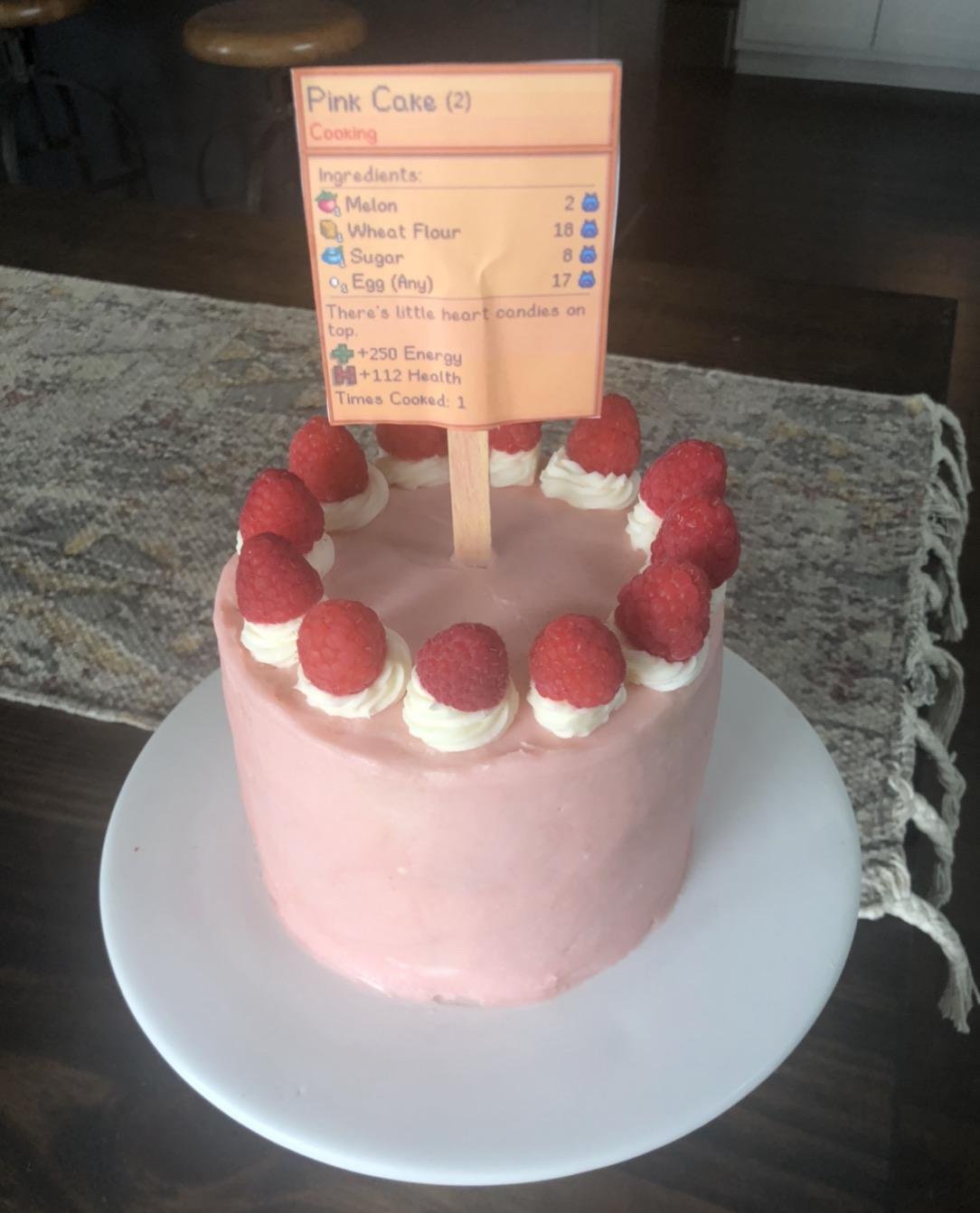 Pink Cake Recipe Stardew Find Vegetarian Recipes