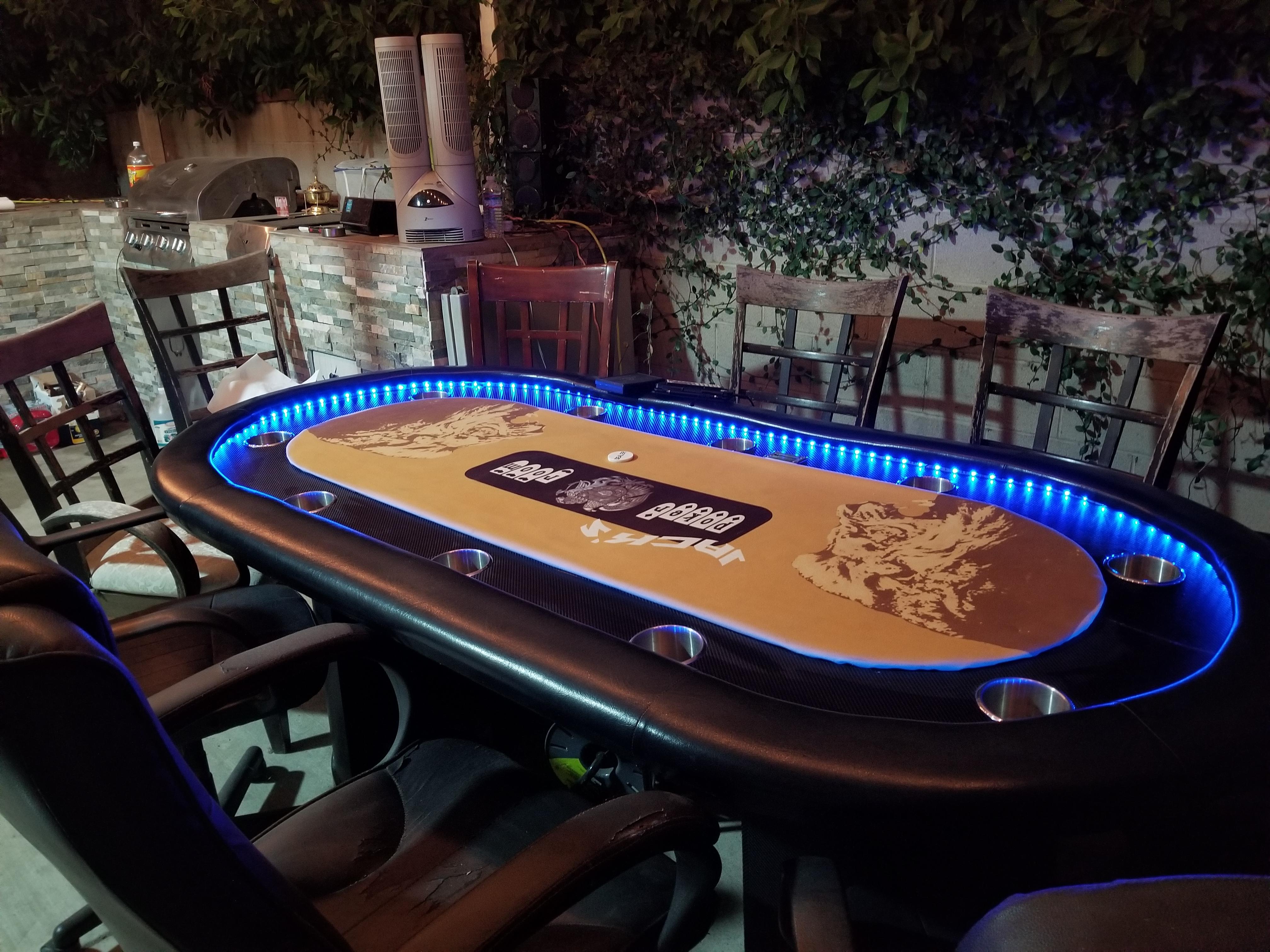 I gave my poker table a facelift poker