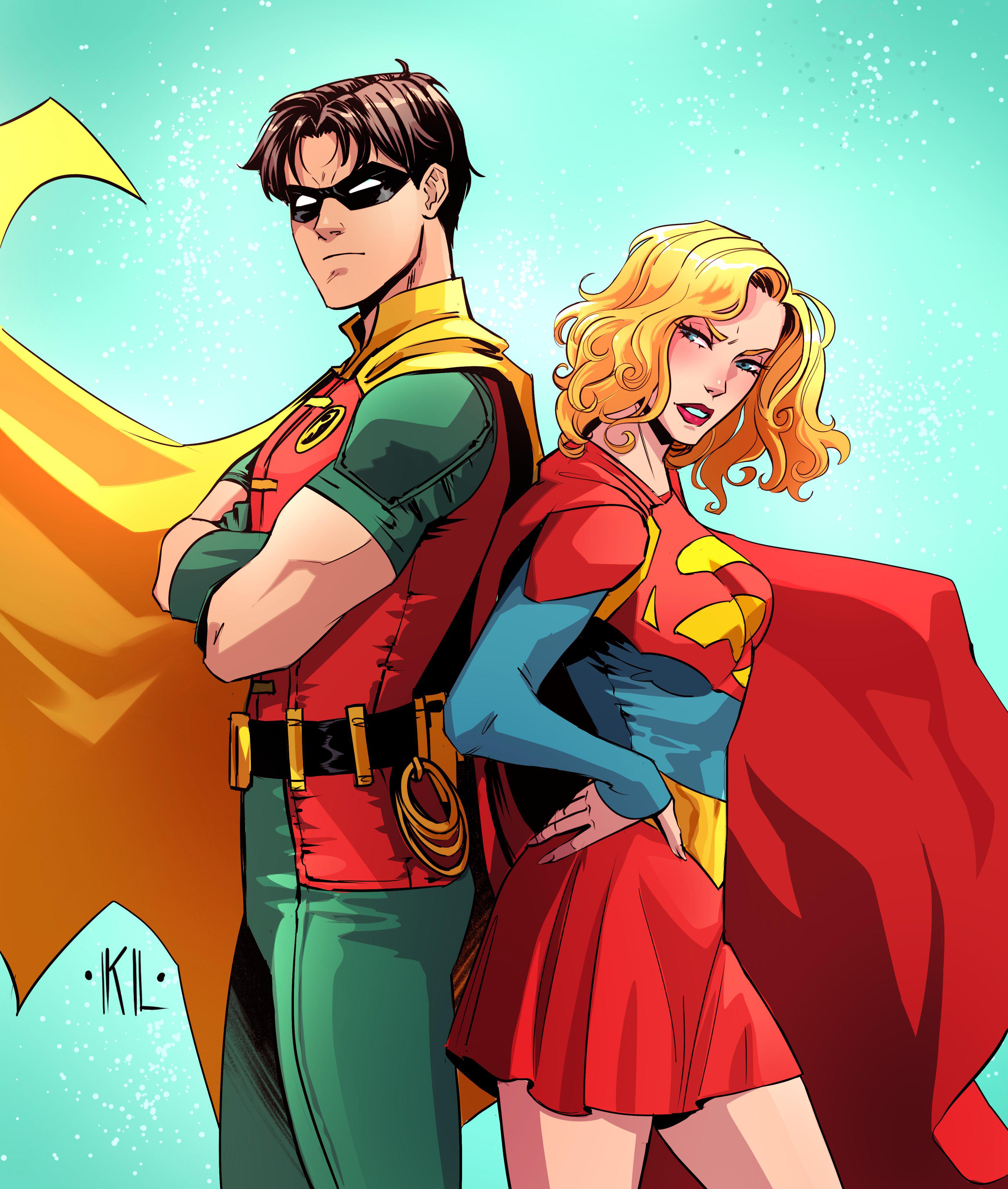 Supergirl and Robin r/Supergirl