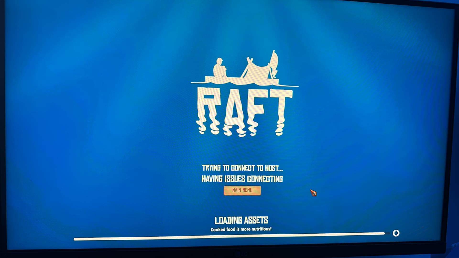 I'm new to raft and me and my friend keep having this issue. r
