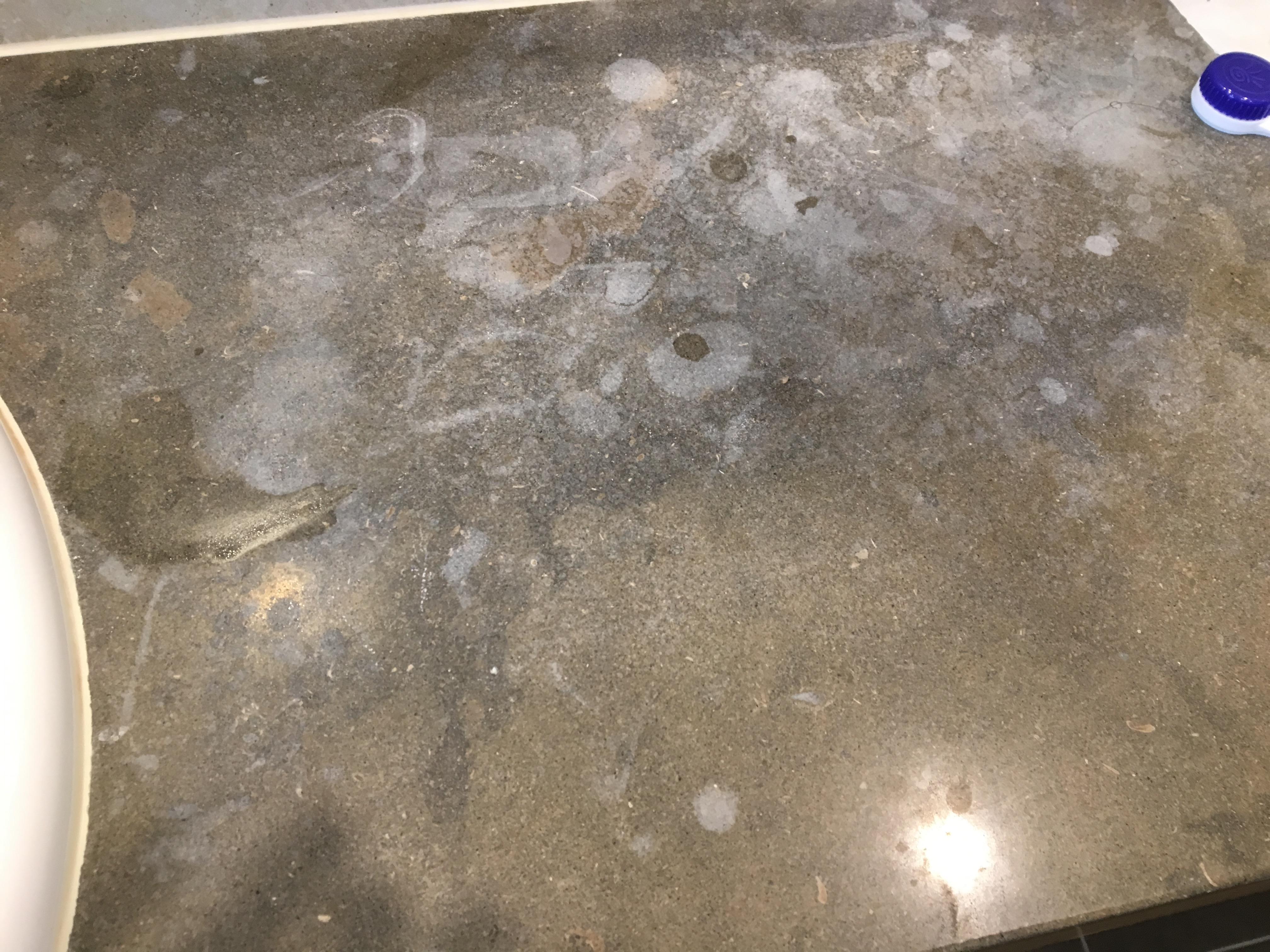 How do I remove these stains from my bathroom bench top? r/howto