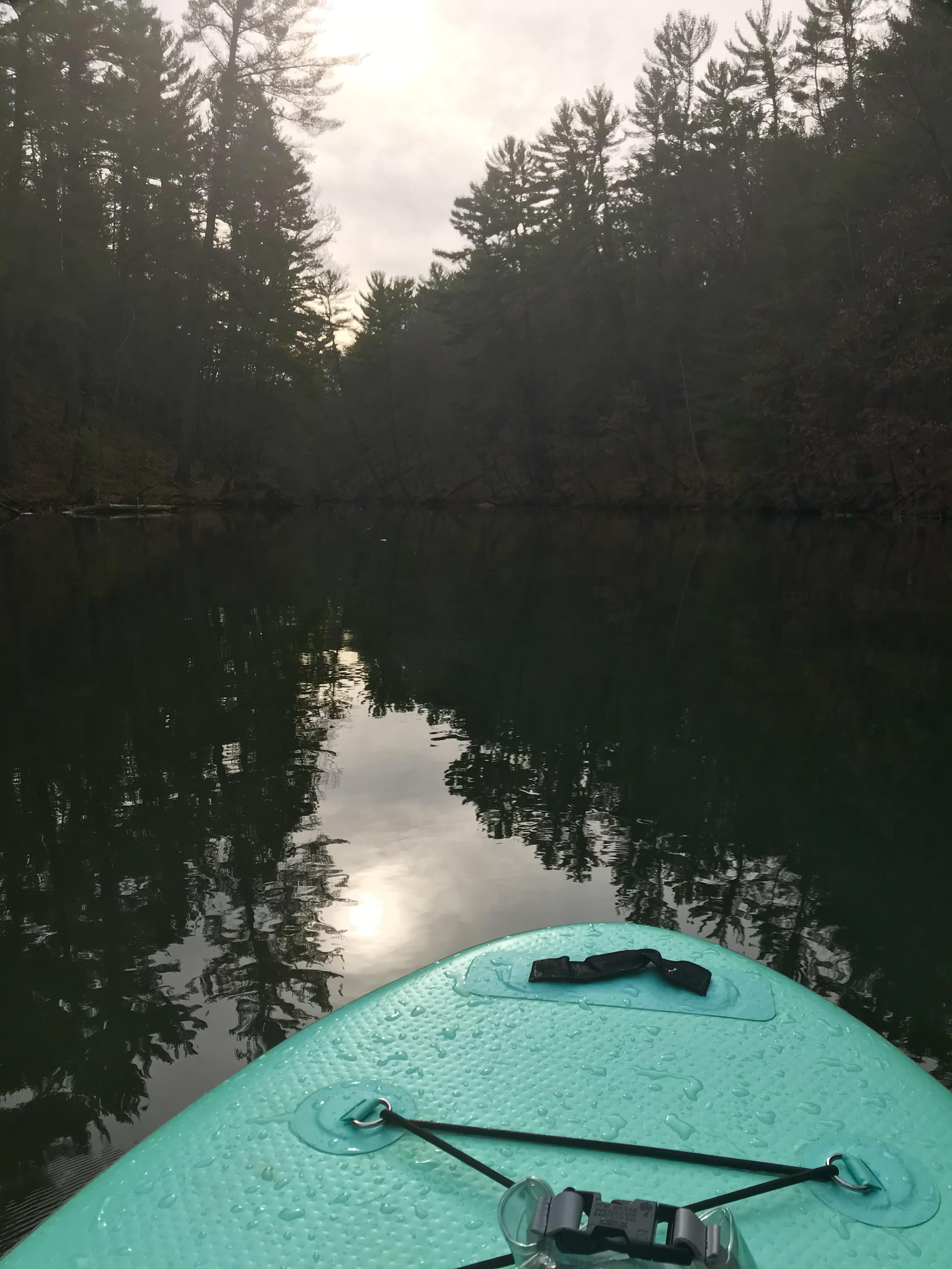 Not too late to paddle board in Wisconsin [Mirror Lake] r/Sup