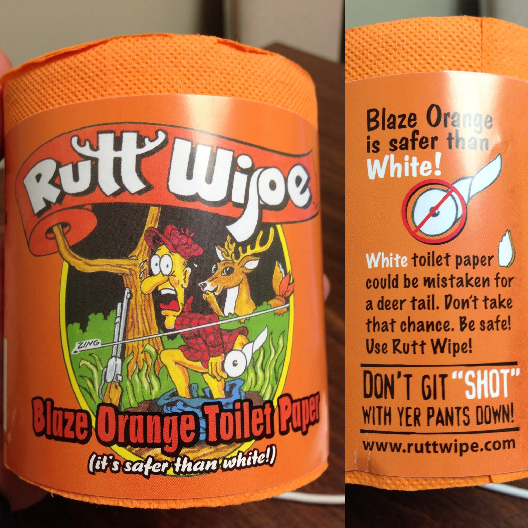 This orange toilet paper and the reason behind it r/mildlyinteresting