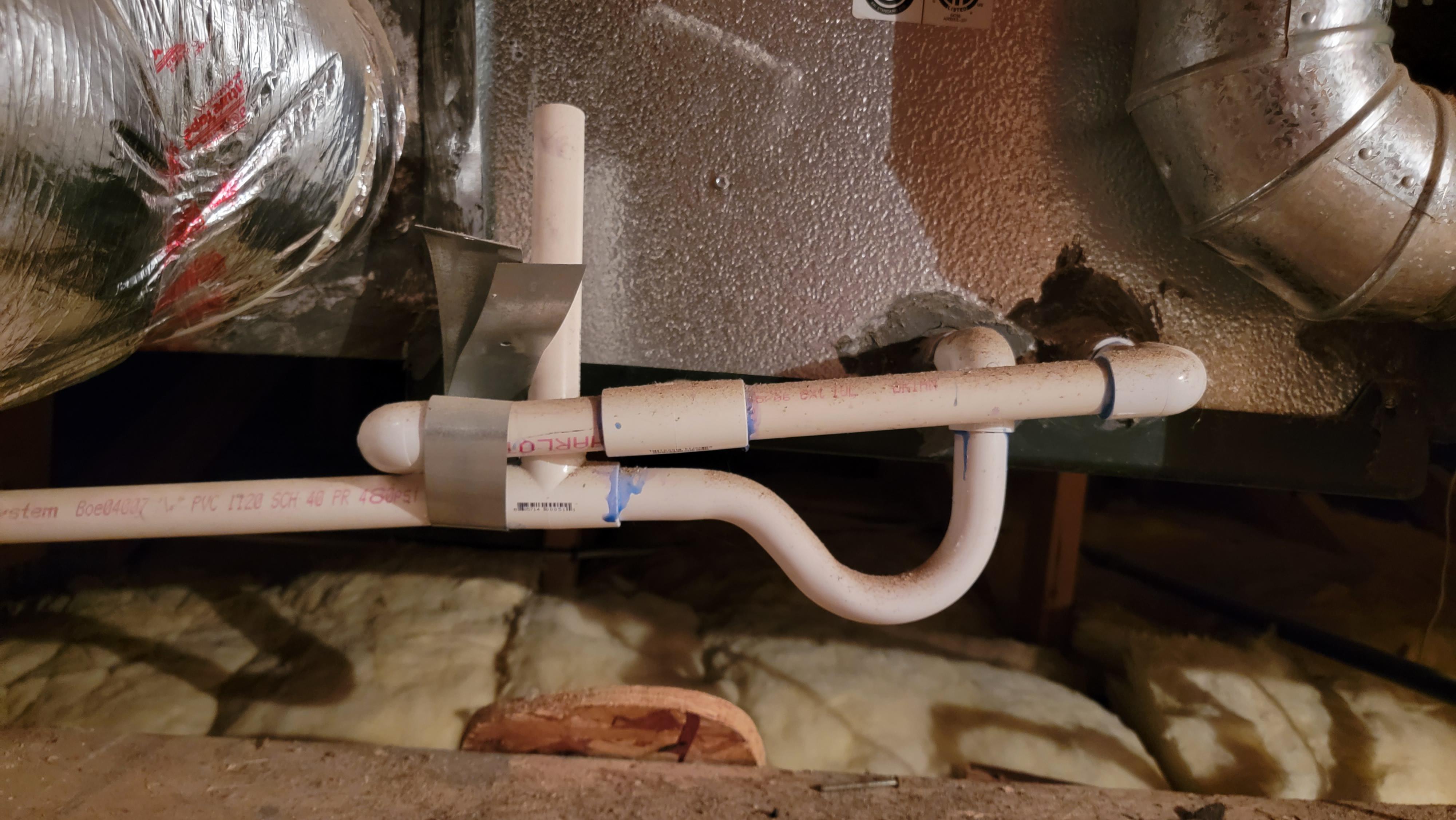 HVAC main condensation drain clogged. Need help cleaning. r/hvacadvice