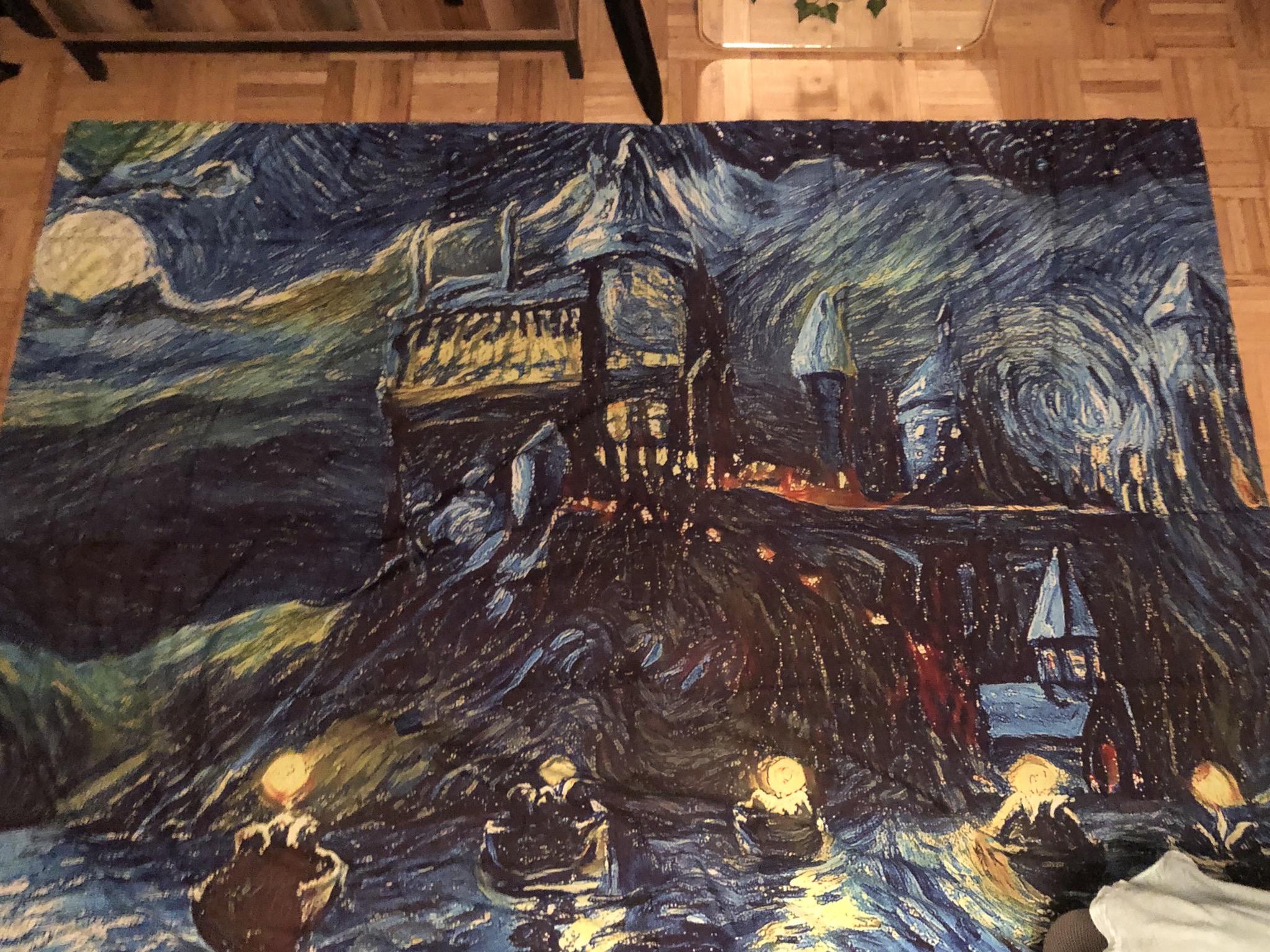 Van Gogh’s starry night, Harry Potter edition 🌌 r/harrypotter