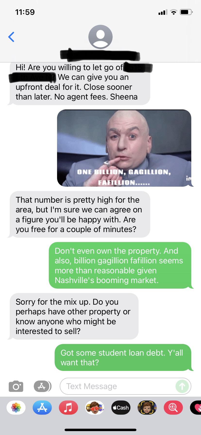 My new response to real estate "agents" r/nashville
