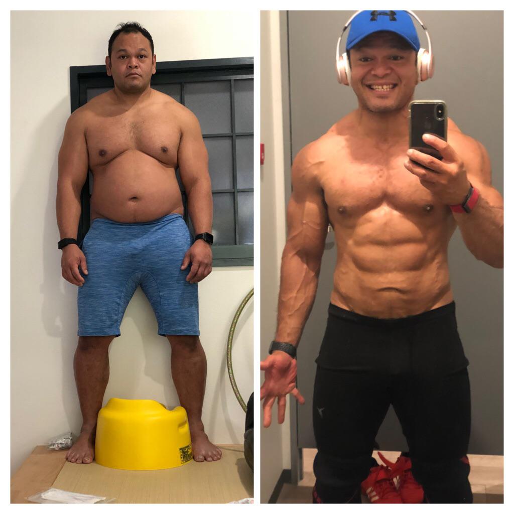 M/46/5'6 "[253>182=70lbs] (6 months). This was the end of sept But it's