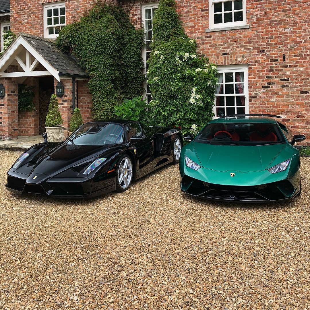 Ferrari Enzo and Huracan Performante carporn