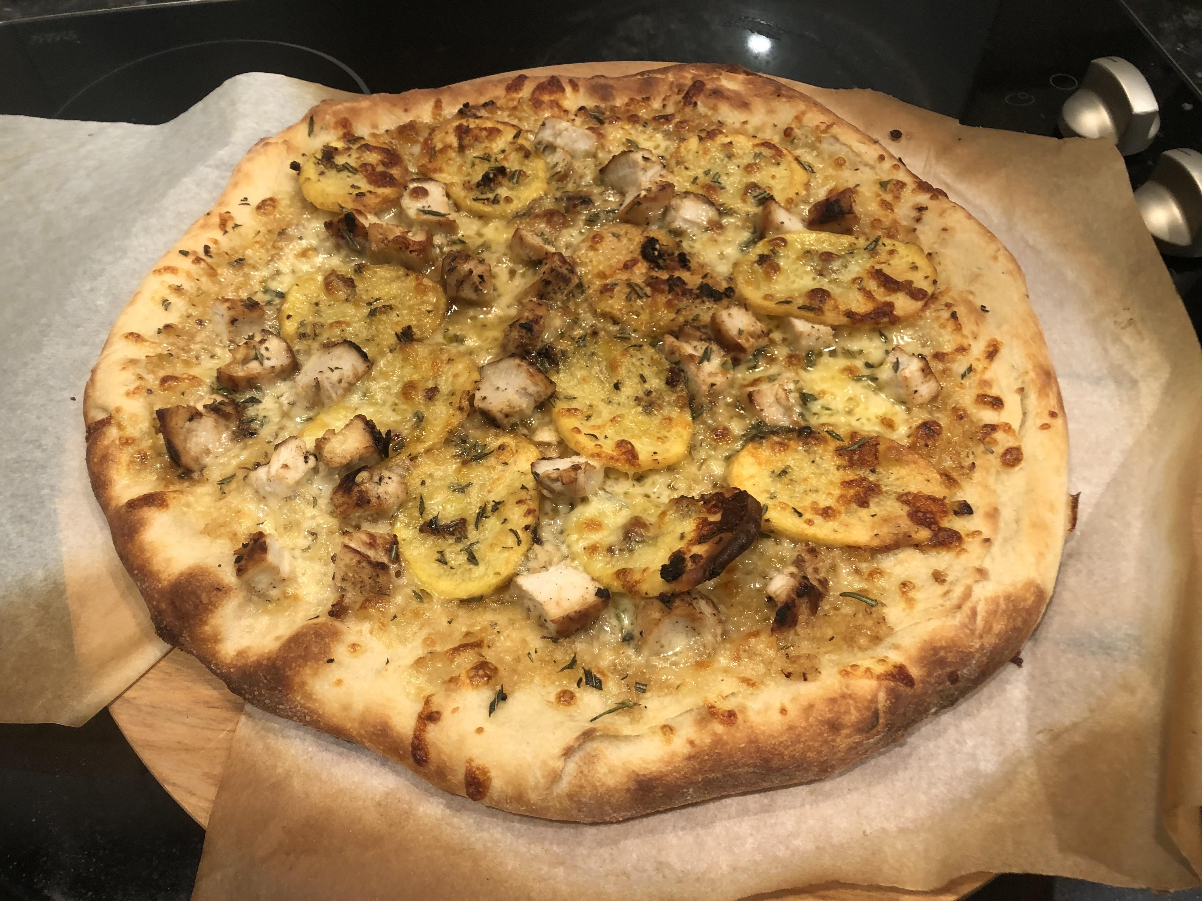 DIY CPK rosemary chicken potato pizza r/Pizza