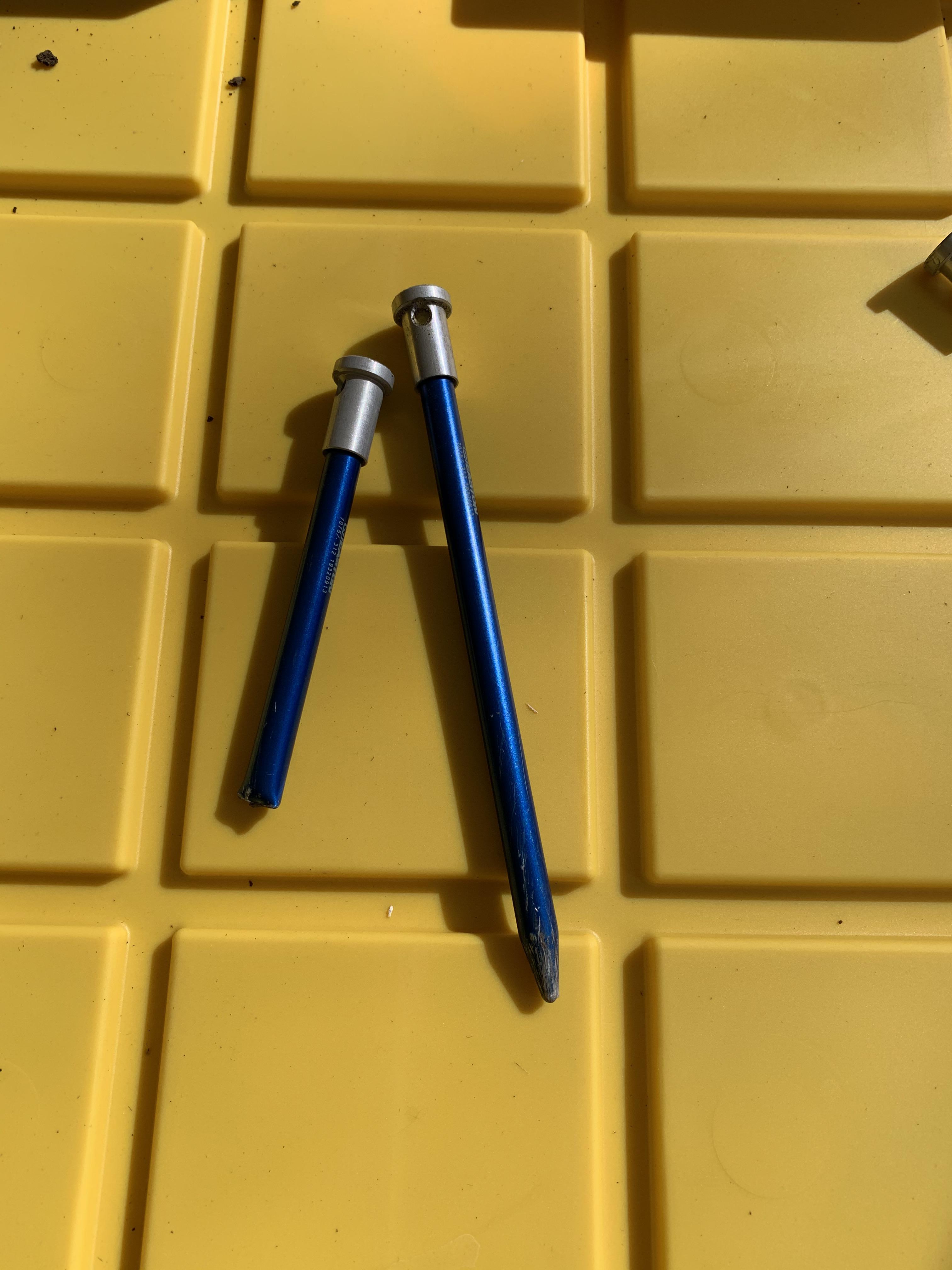 Darwin likes the Easton tent pegs. So I tried them. r/CampingGear