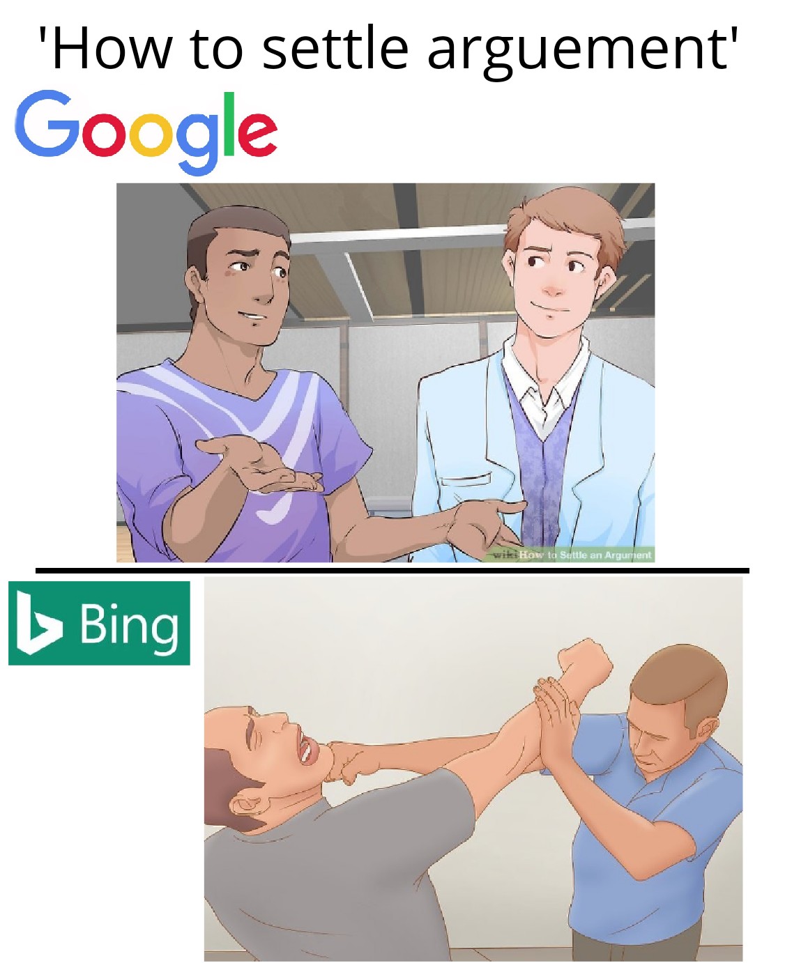 Bing and Google Meme memes