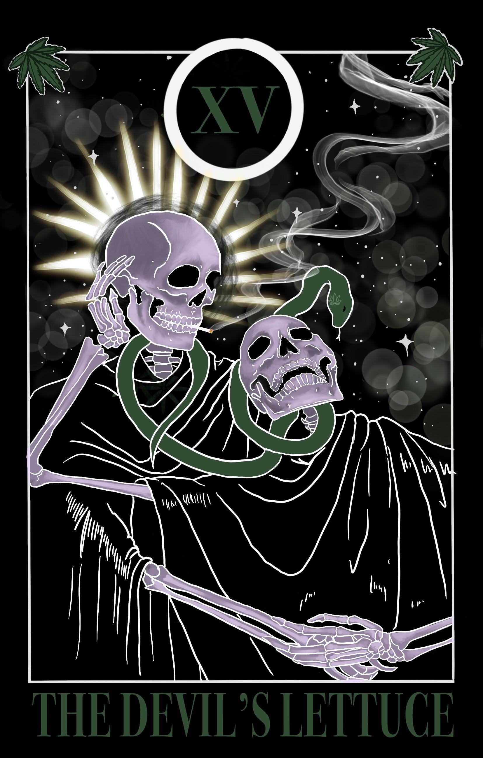 the devils lettuce 😈🥬 (digital, by me) r/entwives