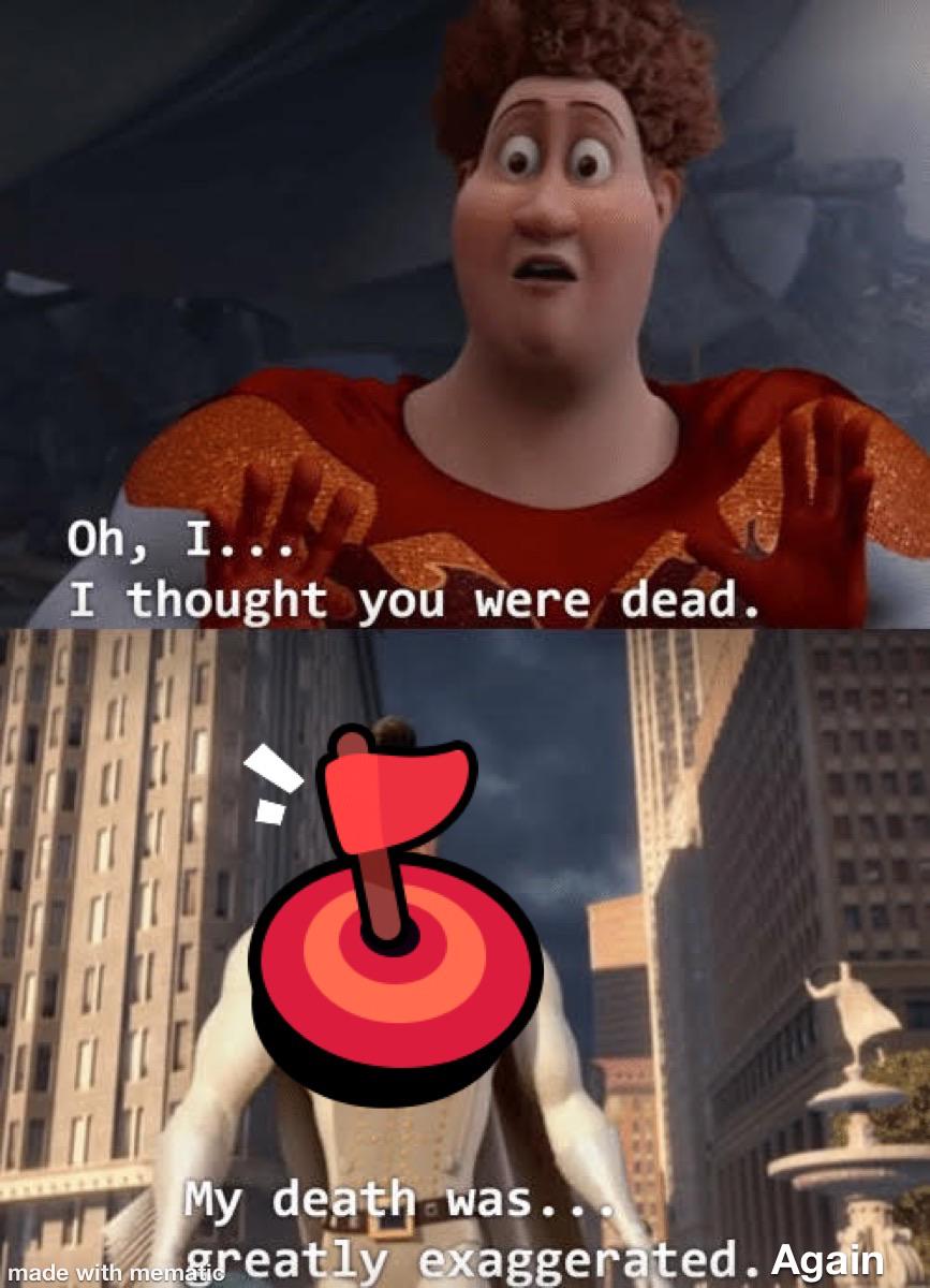 It’s gone aww wait it’s back wait no it’s gone wait no it’s back! r