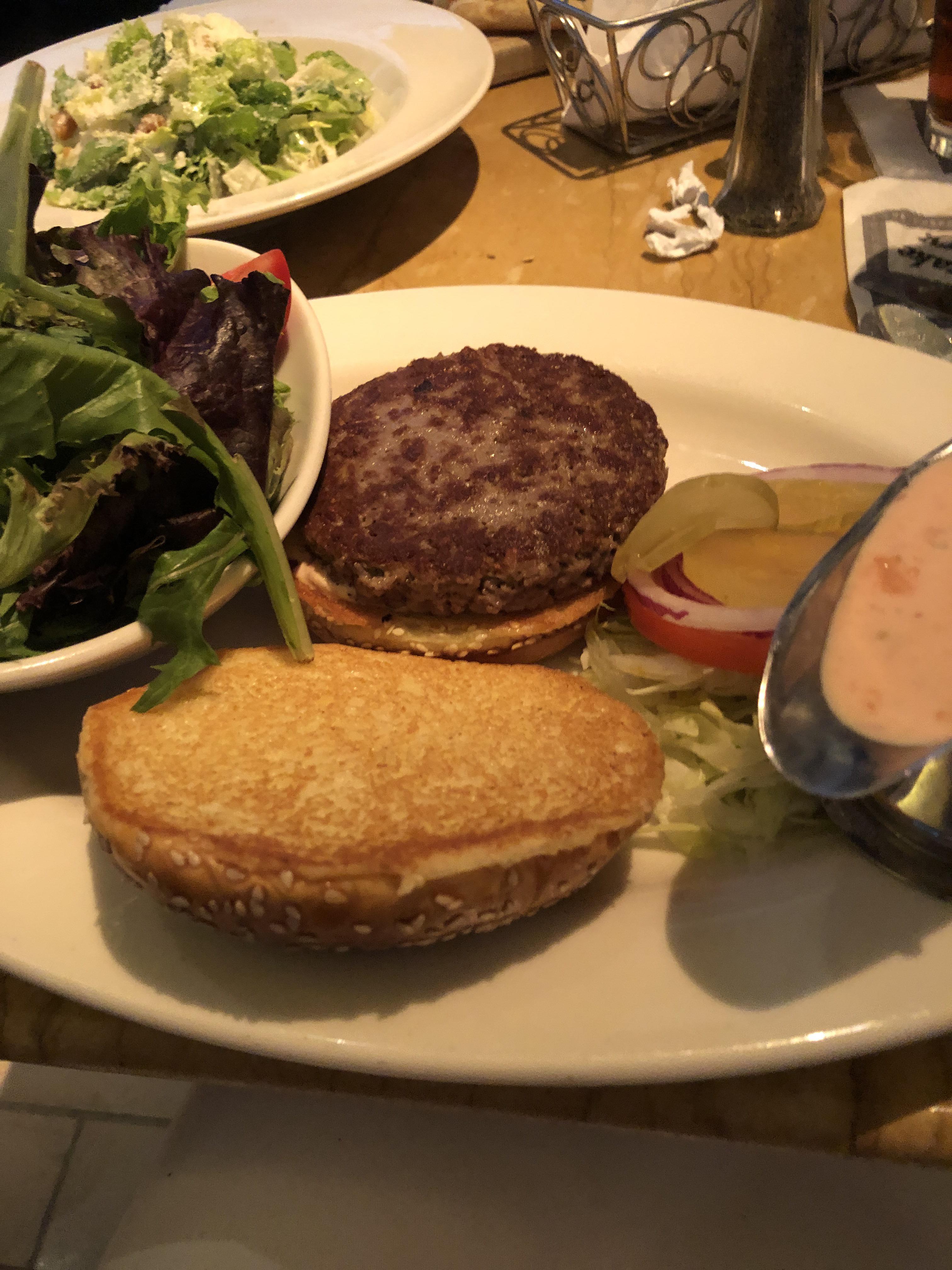 Impossible Burger Cheesecake Factory! Couldn’t believe how much of a