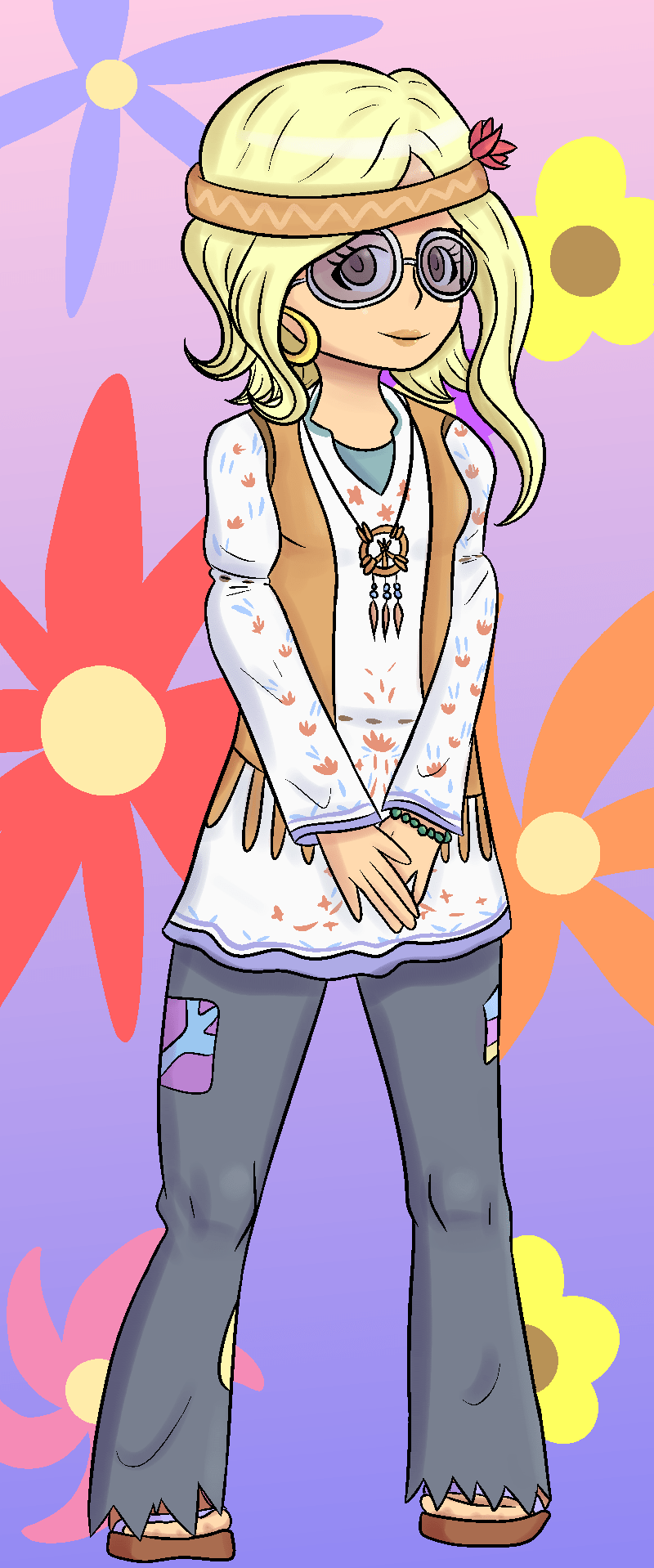 I drew my favorite skin, DreamFlower! r/FortNiteBR