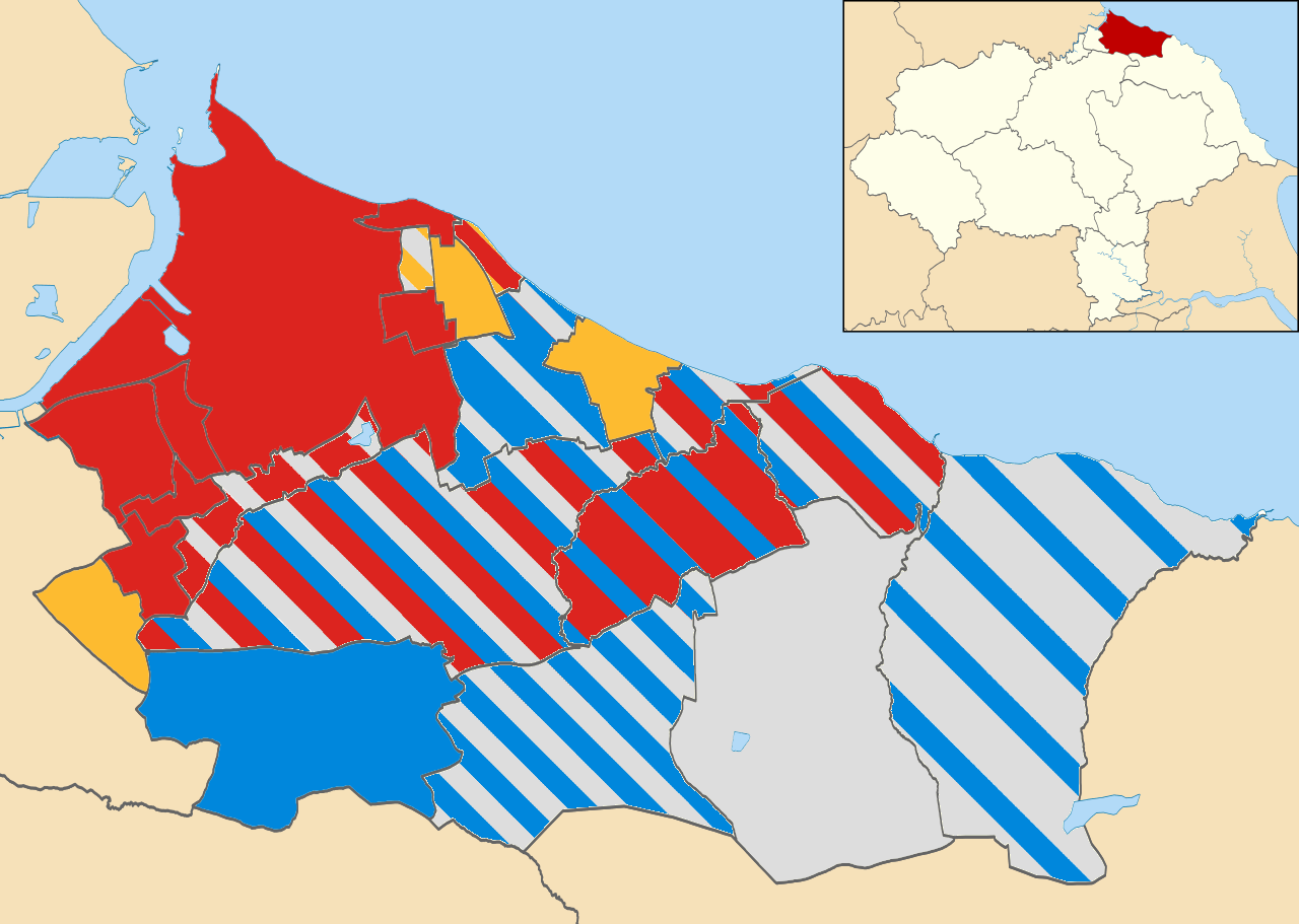 Redcar and Cleveland Council, UK, Current r/PoliticalMaps