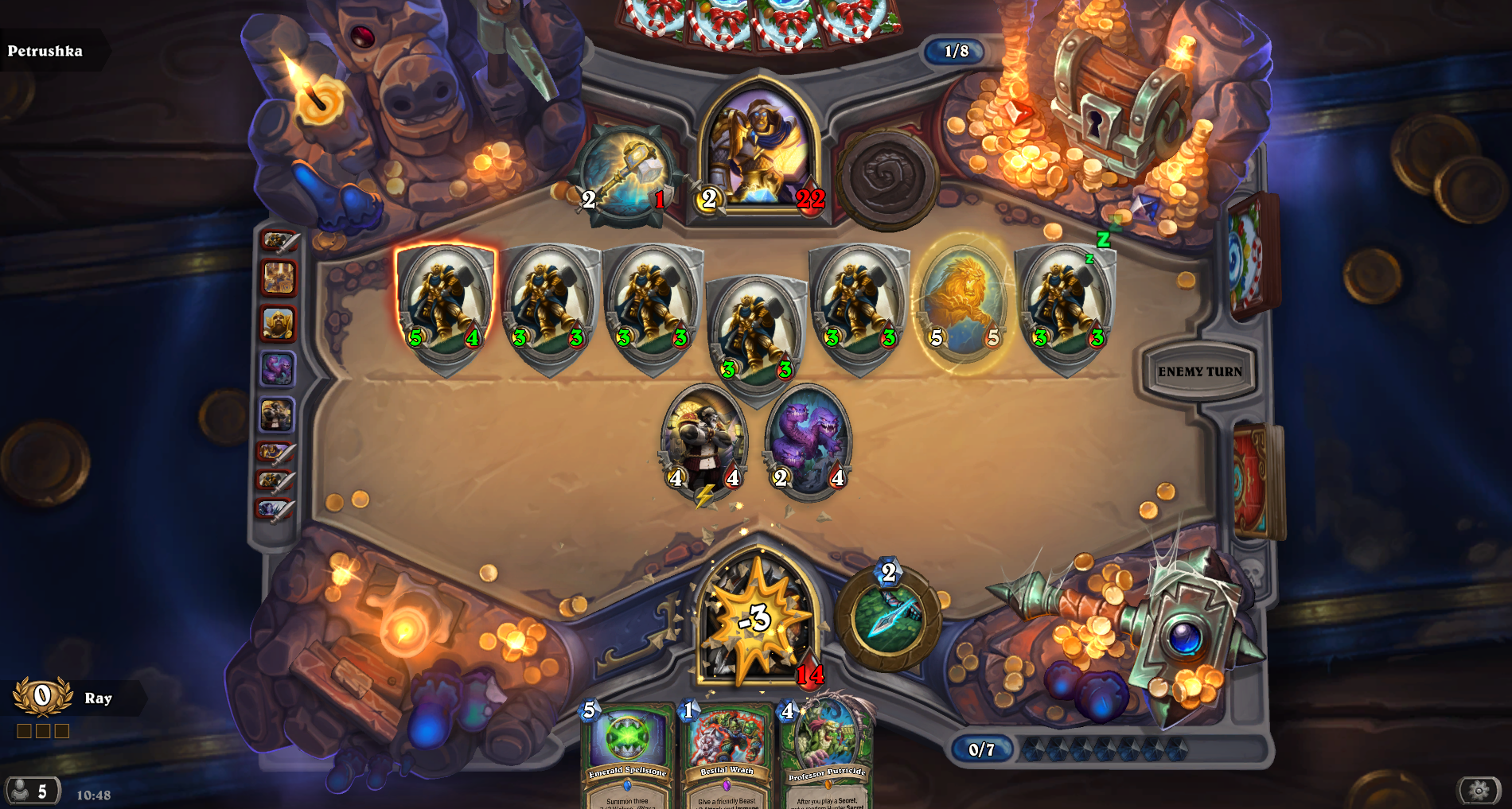 I've tried to escape from Aggro Paladin into the Arena. r/hearthstone