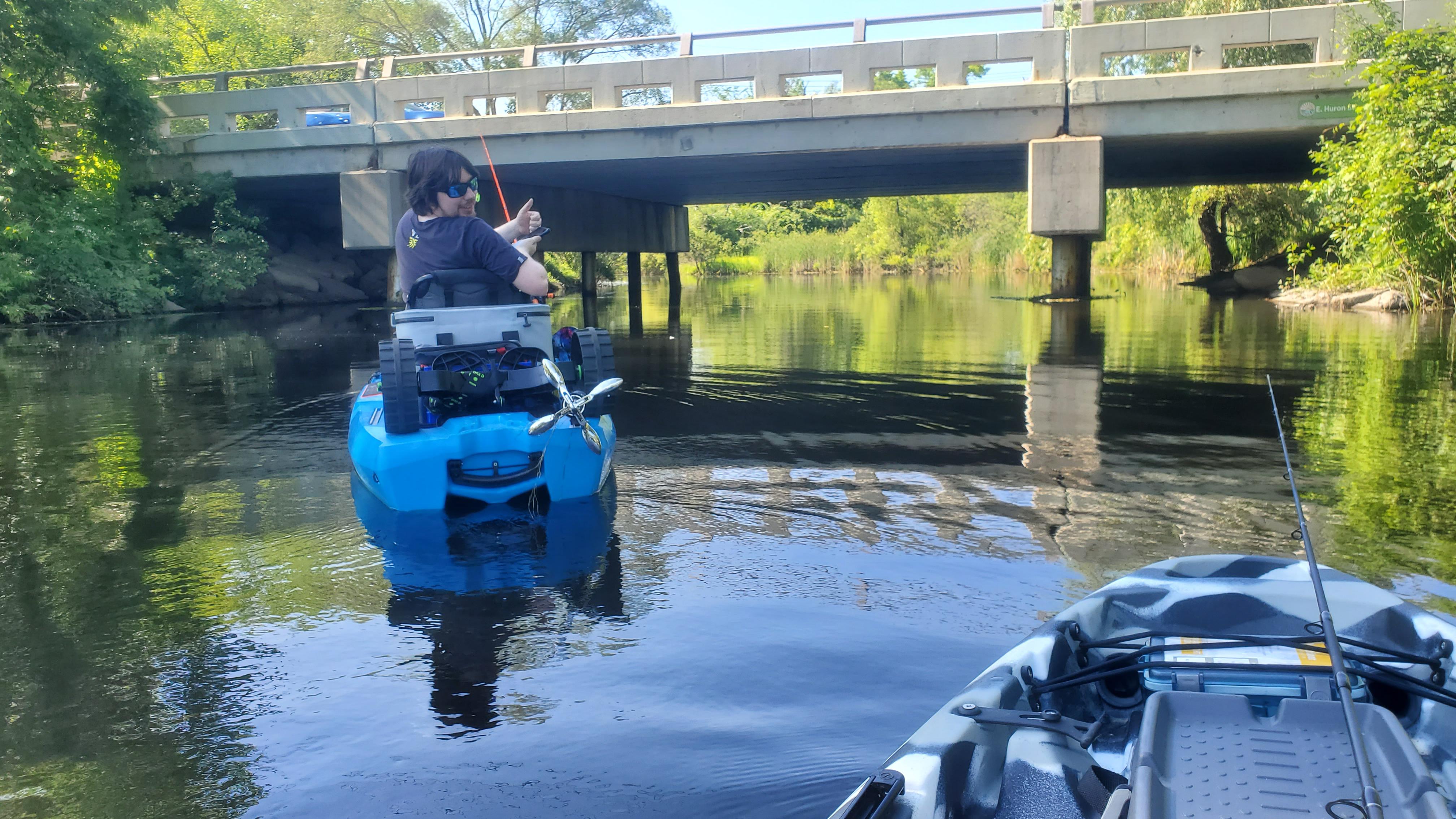 Kayak fishing the Huron river r/kayakfishing