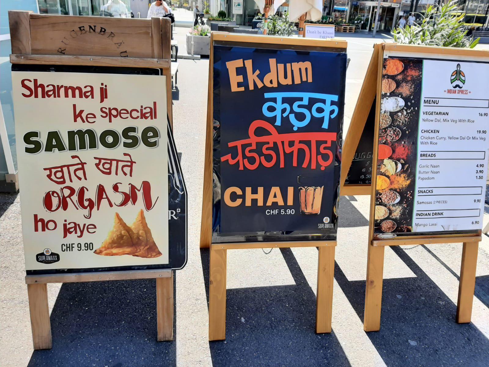 Indian restaurant at Interlaken (Switzerland) r/IndiaSpeaks