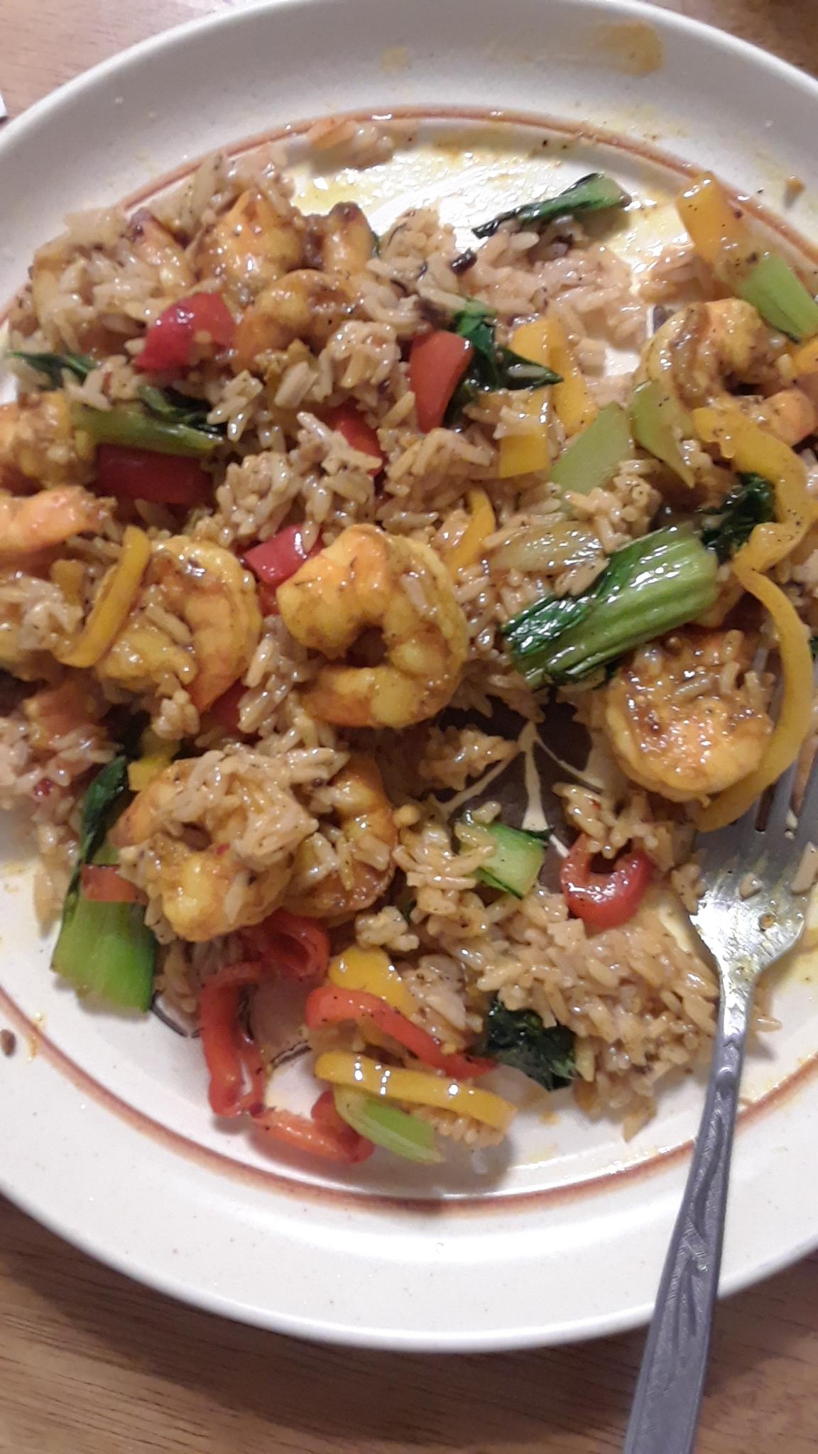 Vadouvan shrimp!!! r/blueapron