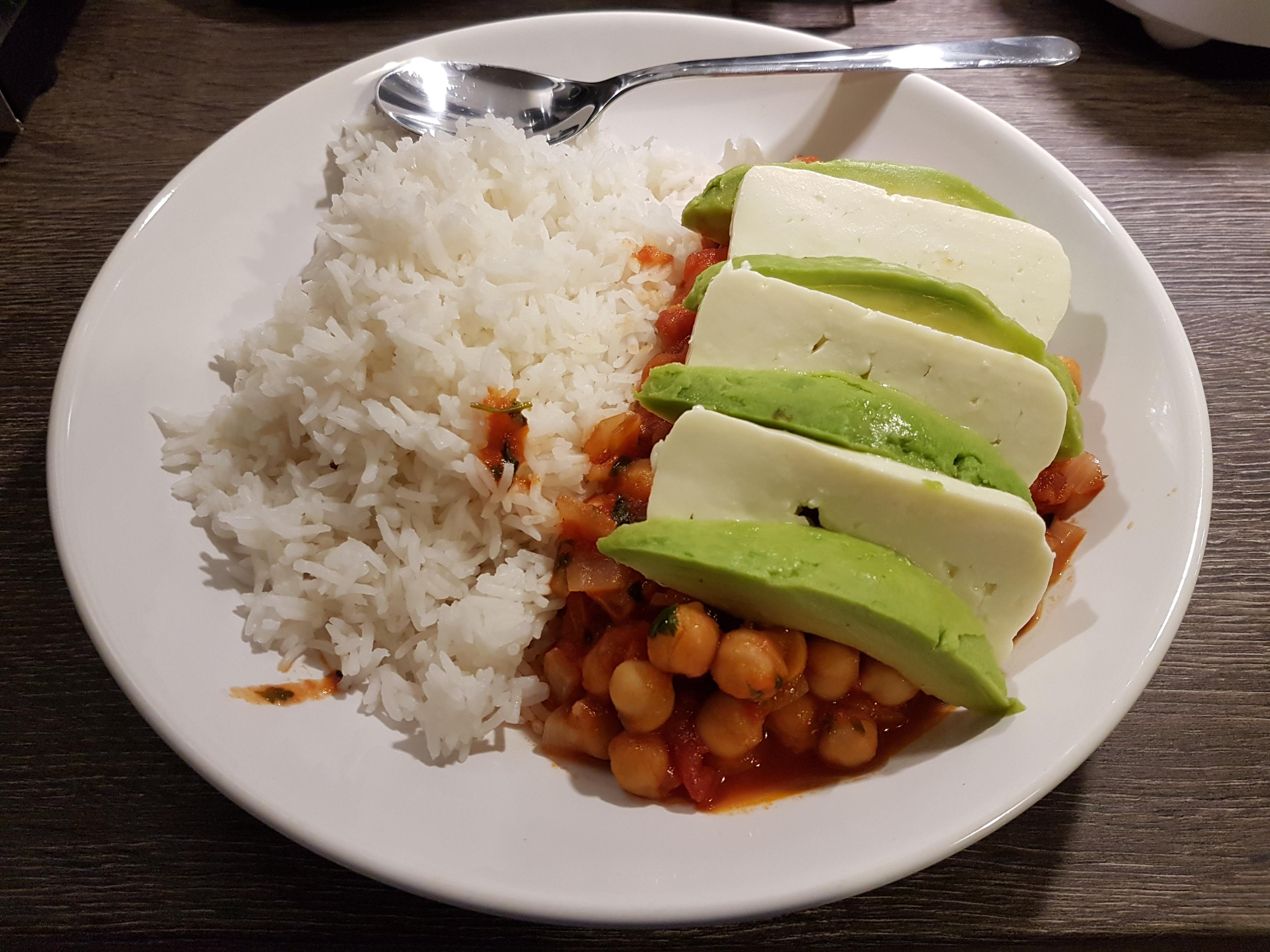 Chickpea Stew with rice VegRecipes