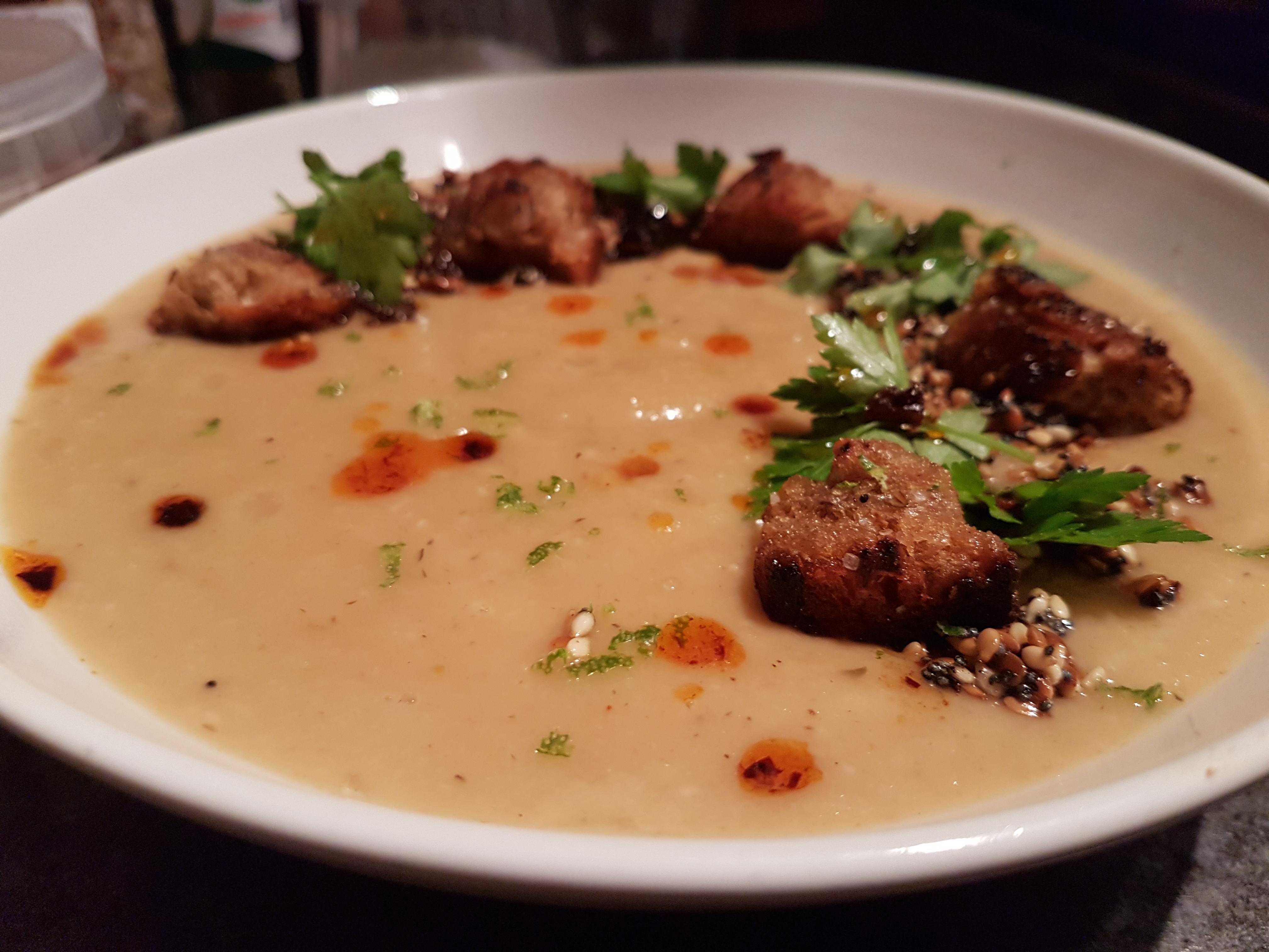 [Homemade] Parsnip & Miso Soup r/food