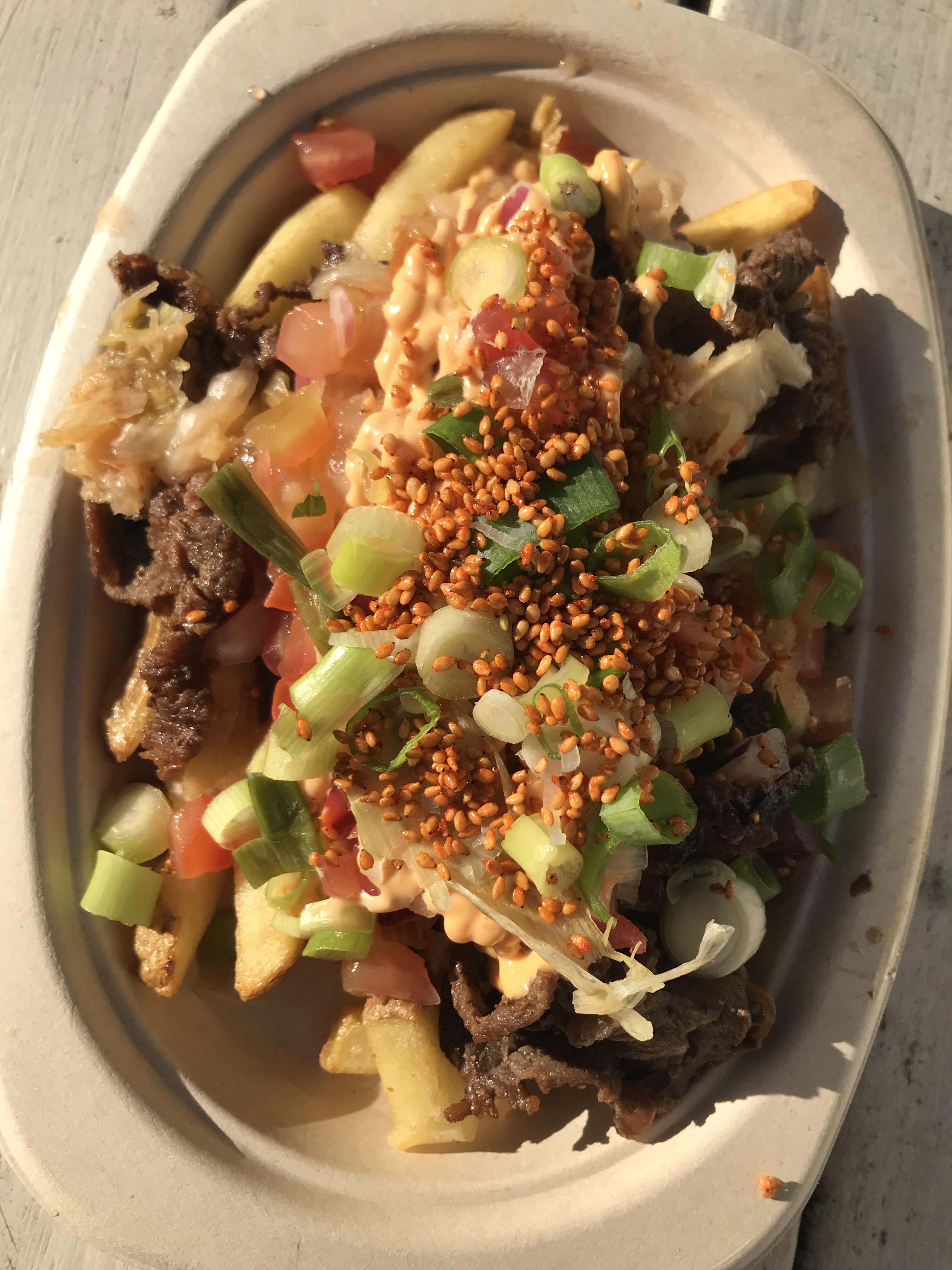 [i ate] bulgogi kimchi Fries r/food