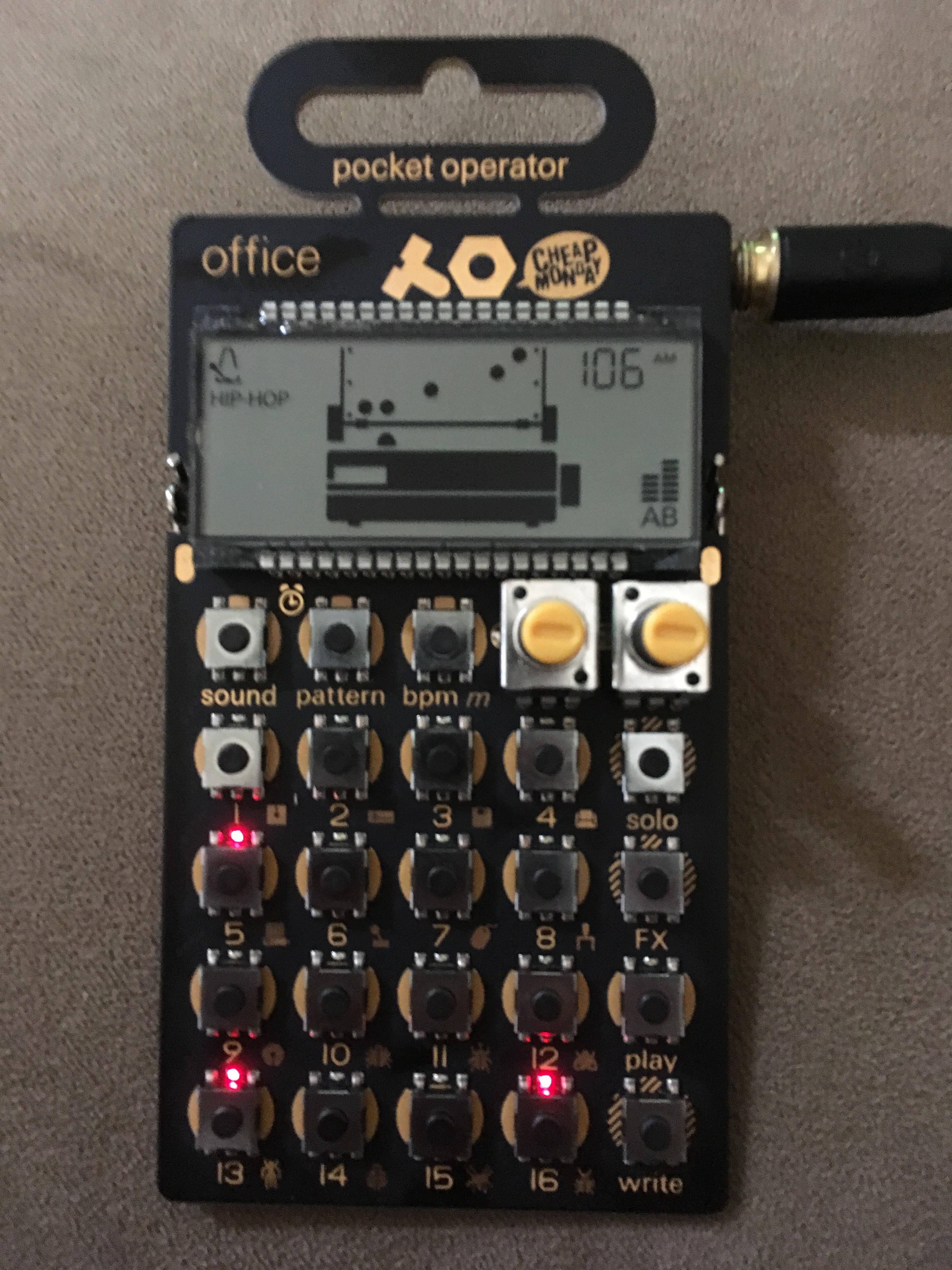 My first pocket operator r/pocketoperators