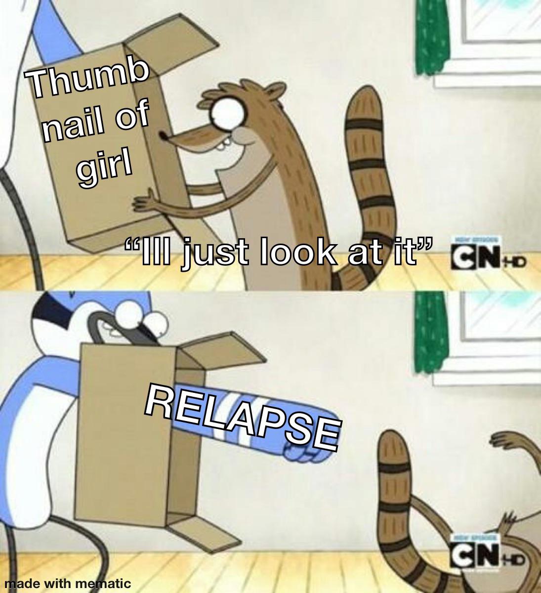 Get far away from any triggering images NoFap