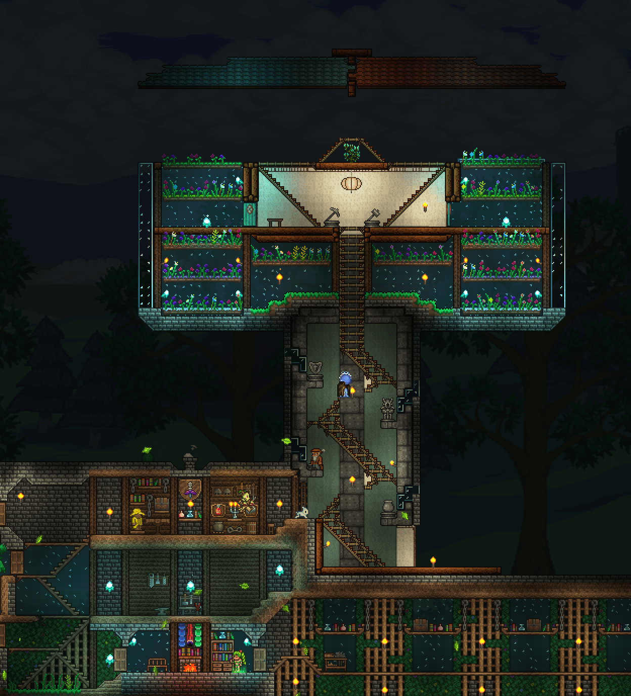 Arm & Hammer tower. r/Terraria