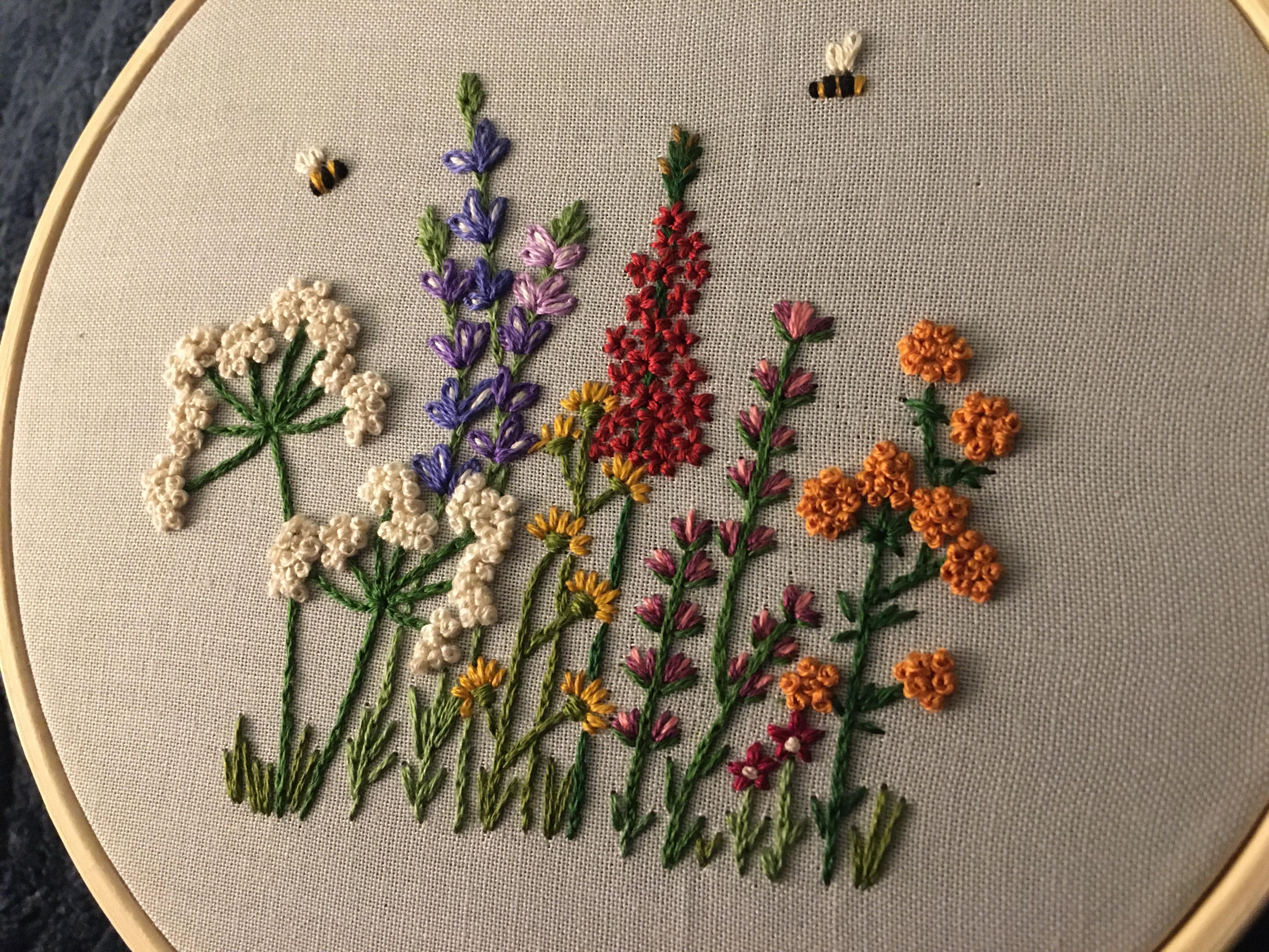 Wildflowers are my new fav thing to make r/Embroidery